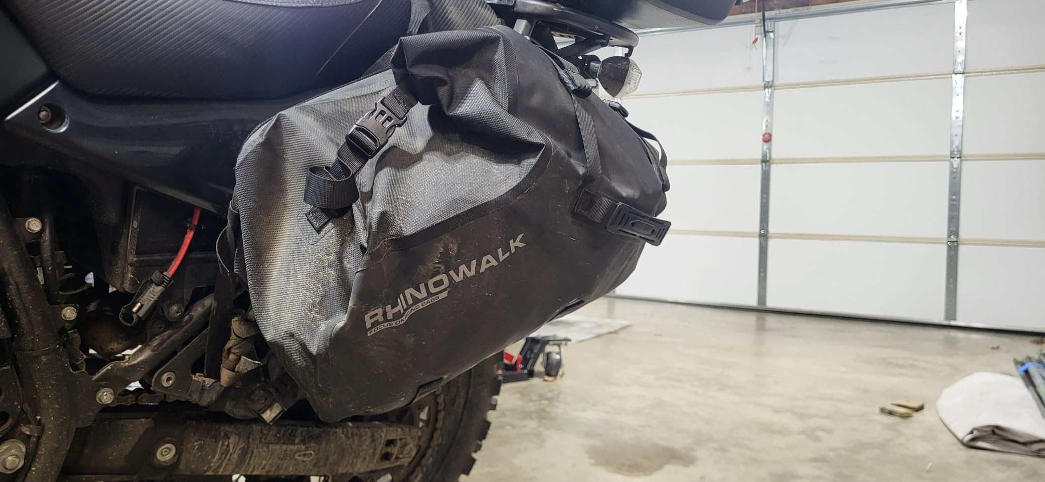 Rhinowalk Motorcycle Saddlebags 48L Waterproof Motorbike Side Bags Adventure Sport Racks 1 Pair customer photo 2