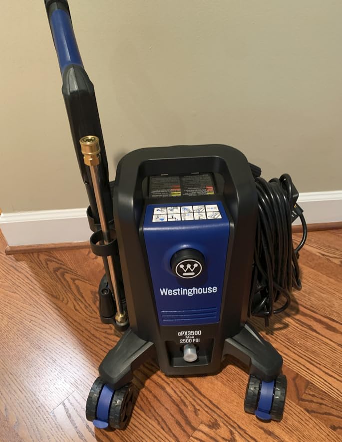Westinghouse ePX3500 Electric Pressure Washer, 2500 Max PSI 1.76 Max GPM with Anti-Tipping Technology, Onboard Soap Tank, Pro-Style Steel Wand, 5-Nozzle Set customer photo 1