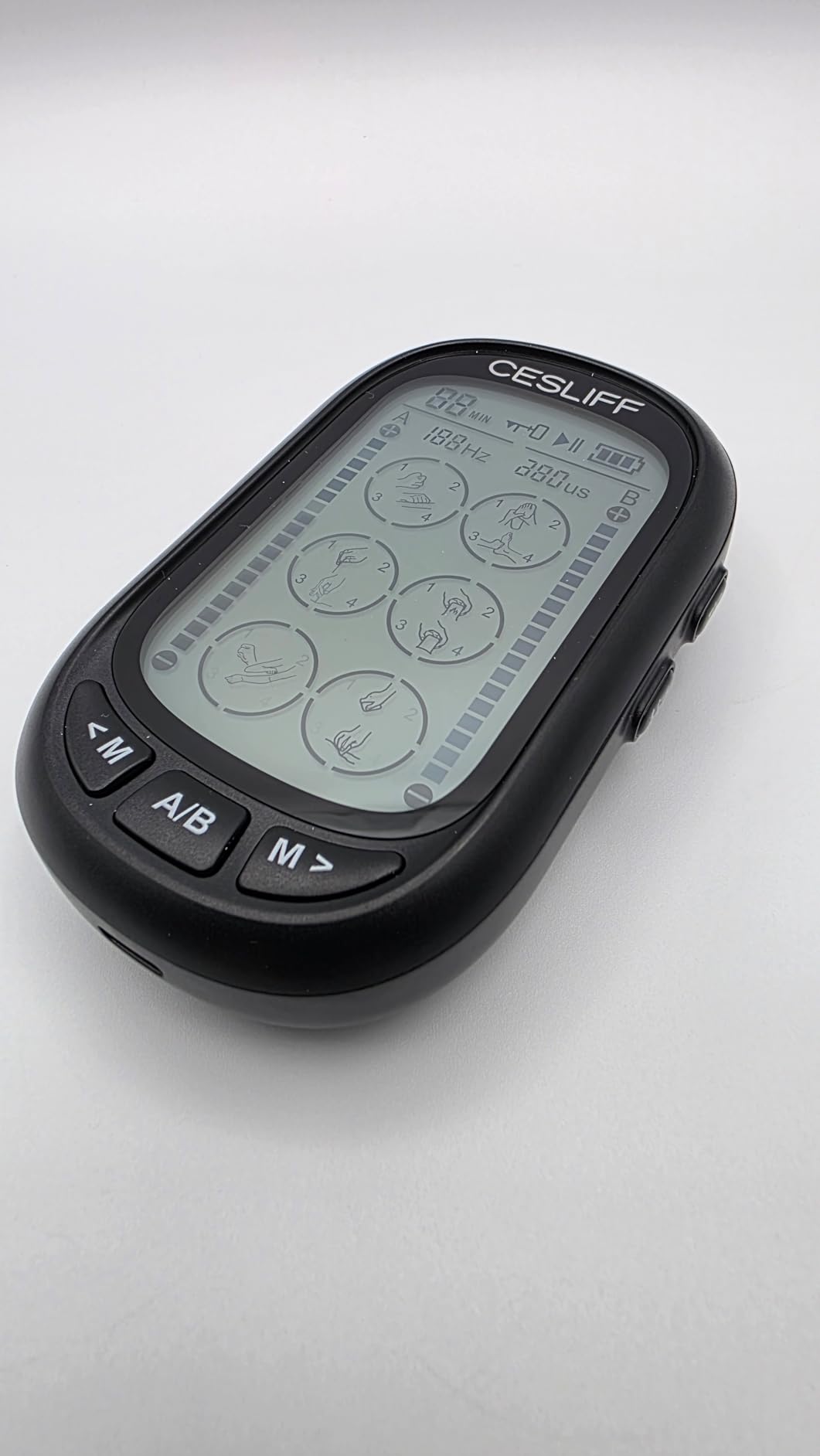 Dual Channel TENS EMS Unit 24 Modes 36 Levels, Upgraded Large Screen Intensity Muscle Stimulator for Back Neck Shoulder Pain Relief, Rechargeable Electric Pulse Massager TENS Machine with 10 Pads customer photo 1