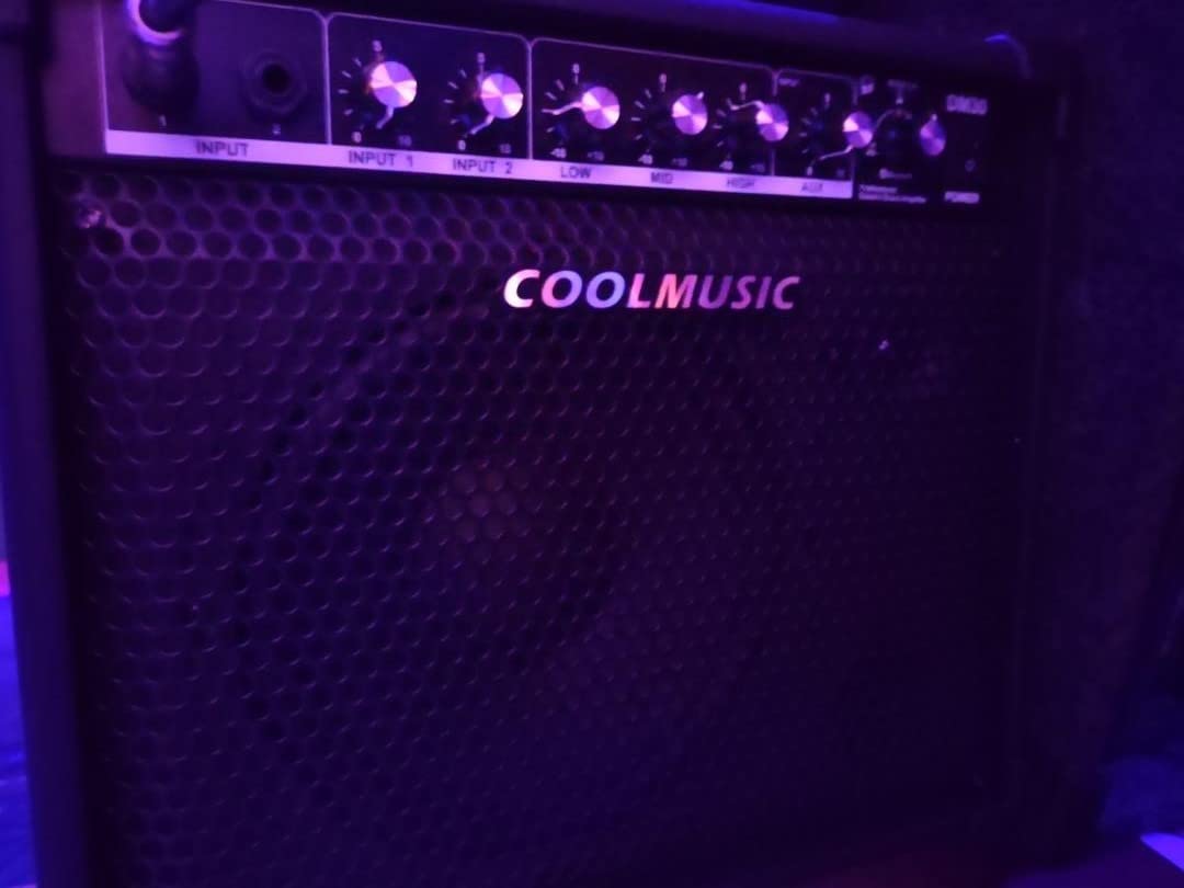 Coolmusic Drum Amplifier 30W, Wireless Electric Drum Speaker Keyboard Amp with 3-Band EQ and DI Out customer photo 2