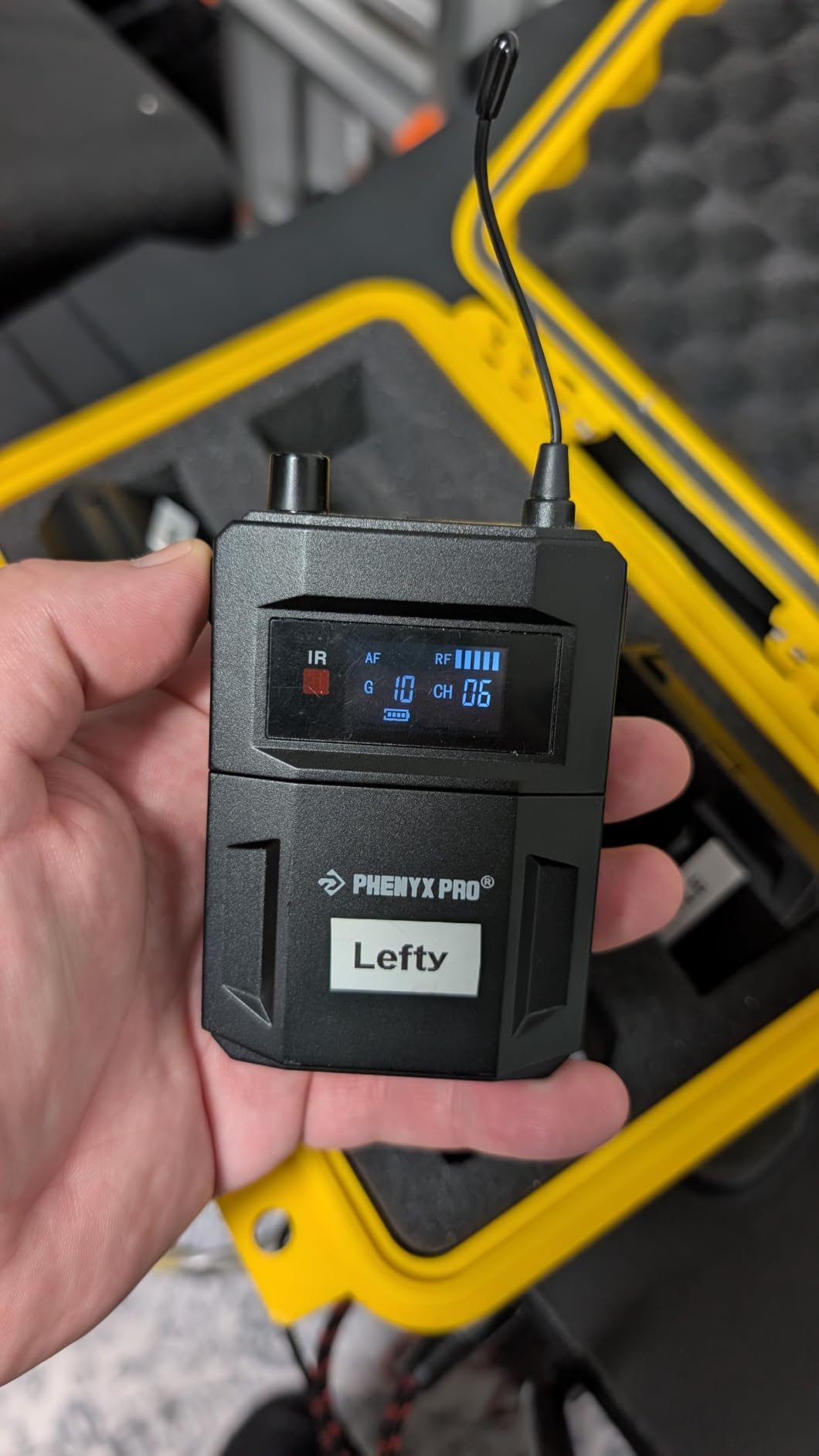 Phenyx Pro 4-Channel UHF Mono Wireless in Ear Monitor System PTM-33-4B | 4 Bodypacks, 4 x 25 Frequencies, 164 ft Range, Singers, Musicians, Bands, Live Stage, Worship customer photo 2