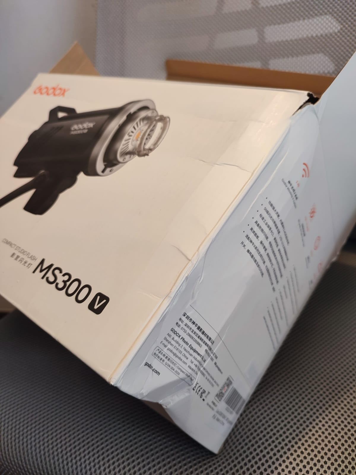 Godox MS300V 300W Compact Studio Strobe Flash Light - MS300 Upgraded Ver. customer photo 1