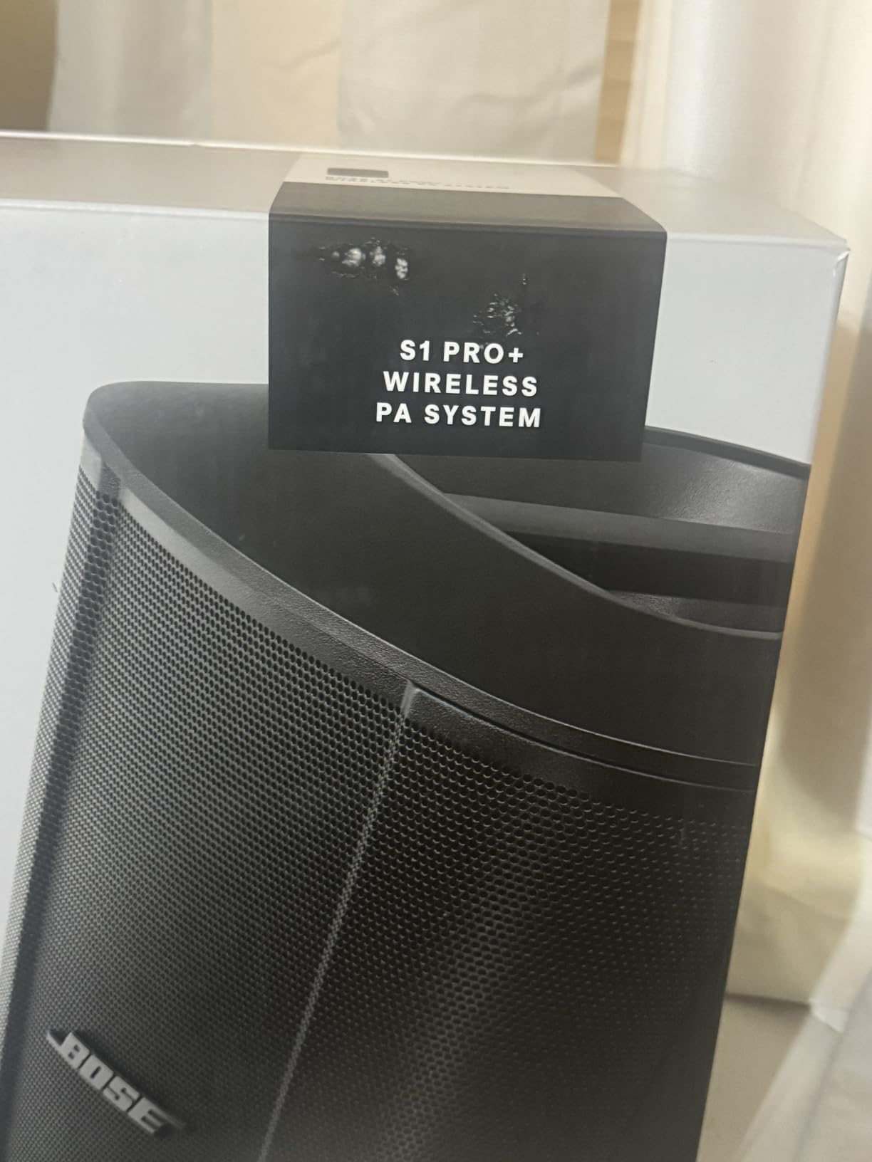 Bose S1 Pro+ All-in-One PA Speaker - Powered, Wireless PA System, Multiple Positioning Options, Ergonomic Carry Handle, Up to 11 Hours of Playtime, Black customer photo 2