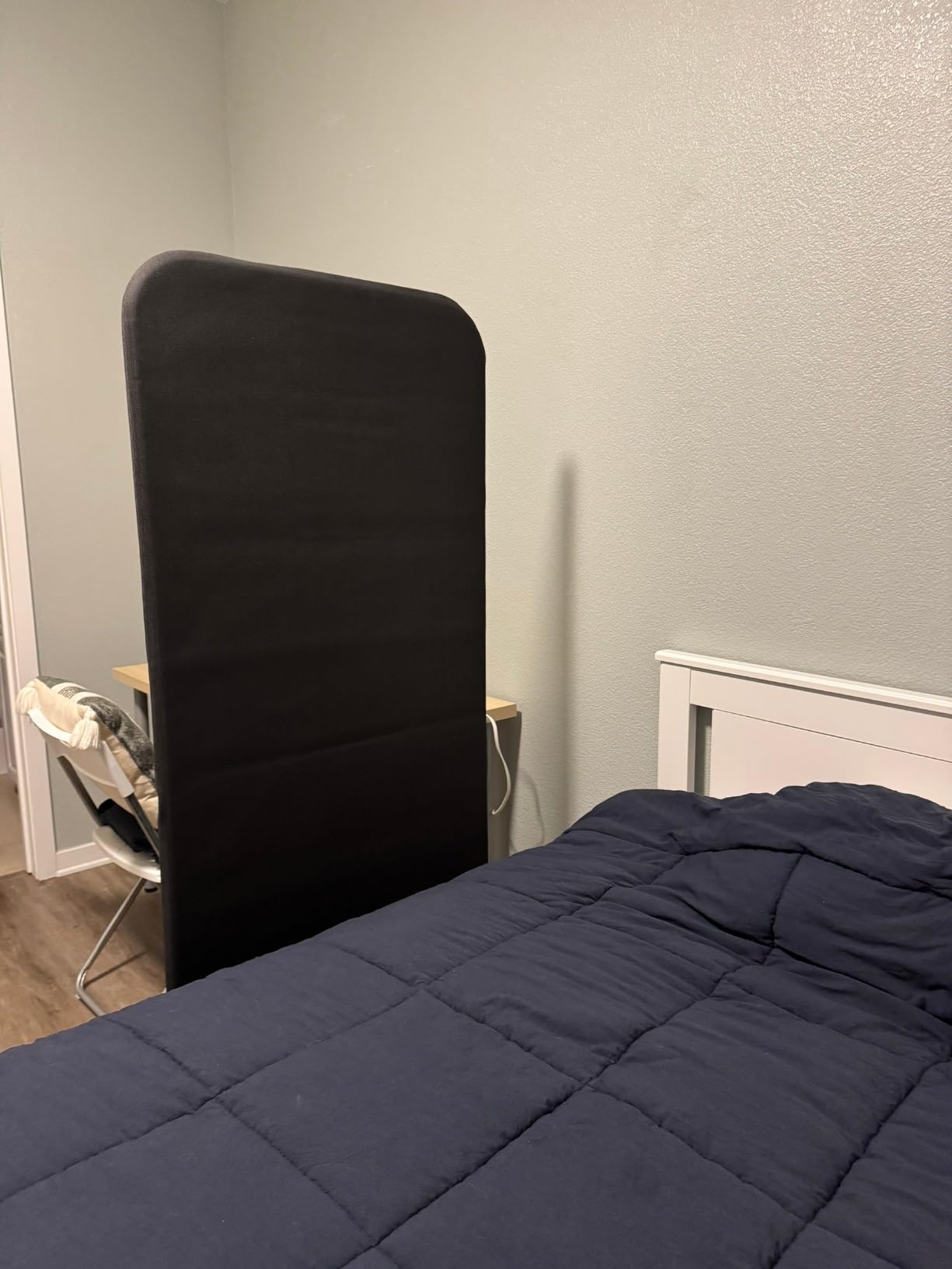 DECOLAB Standing Room Dividers, Portable Panel Wall 29x65 inch, Steel | Privacy Partition. For Classroom, Cubicle Office, Studio, Home, Medical. Scratch Resistance. customer photo 2