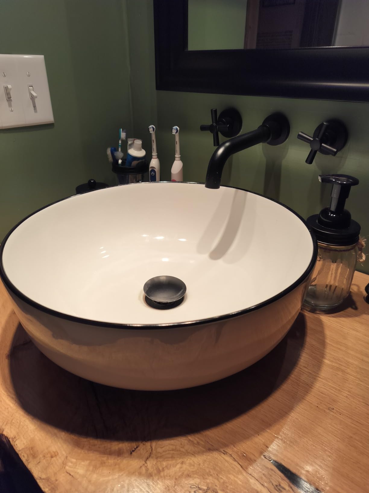 DeerValley Bathroom Vessel Sink White 16