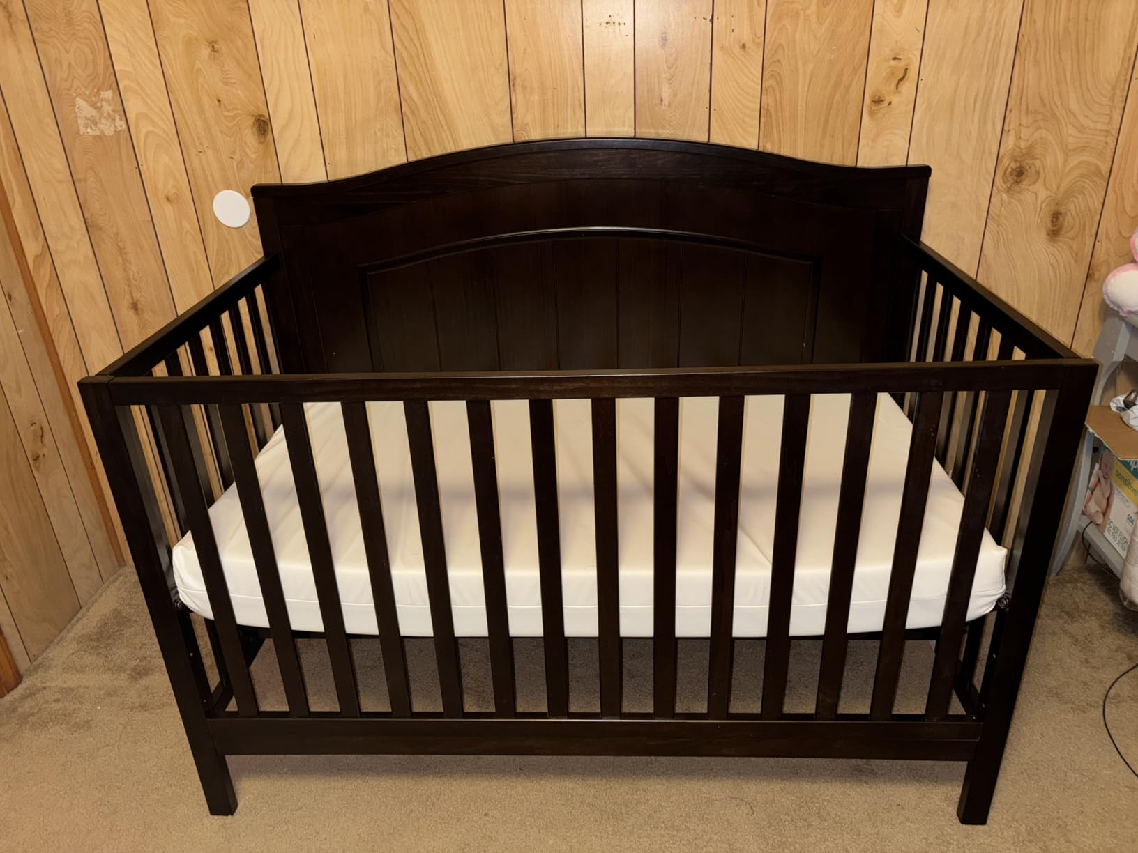 Oxford Baby Nolan 4-in-1 Convertible Crib, Dove Gray, GreenGuard Gold Certified customer photo 1
