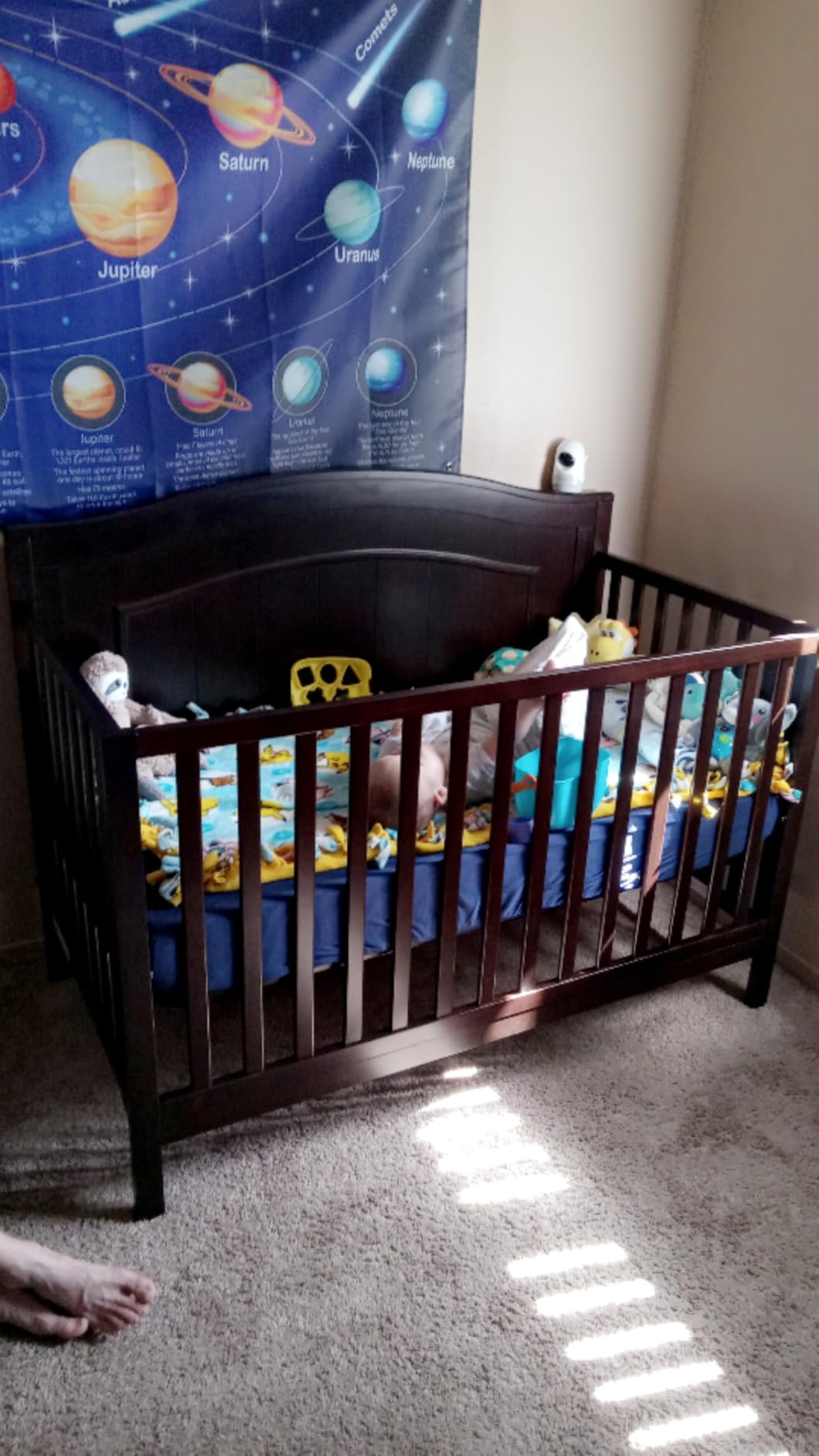 Oxford Baby Nolan 4-in-1 Convertible Crib, Dove Gray, GreenGuard Gold Certified customer photo 2