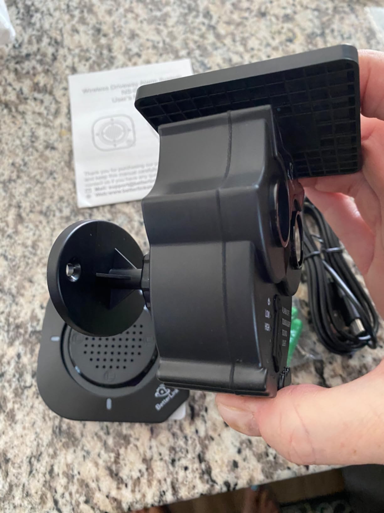 1/2 Mile Long Range Solar Wireless Driveway Alarm System 1R1S customer photo 1