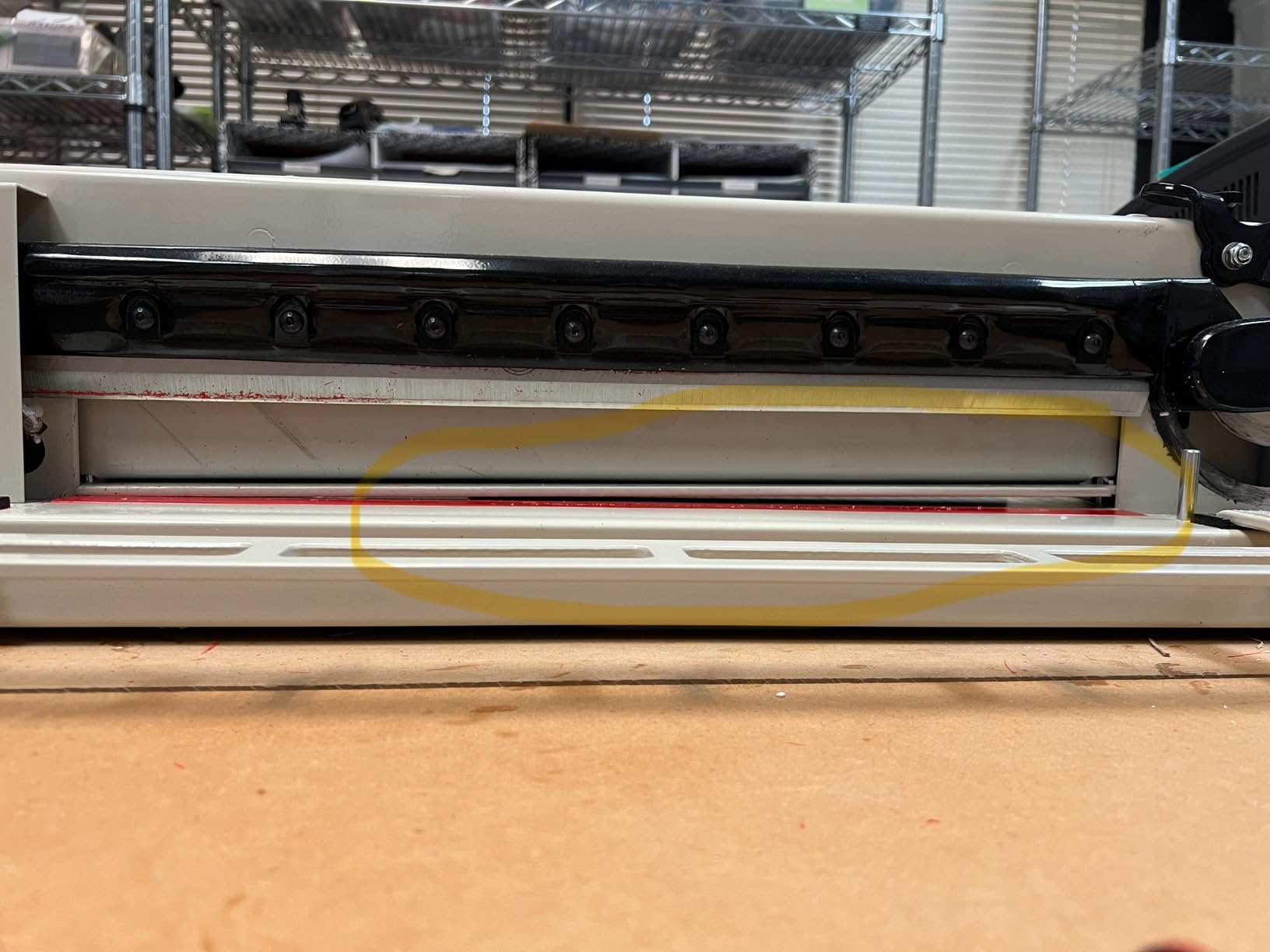 HFS(R) Heavy Duty Guillotine Paper Cutter 400 Sheet Capacity | Solid Steel Construction (A4-12'' Paper Cutter) customer photo 2