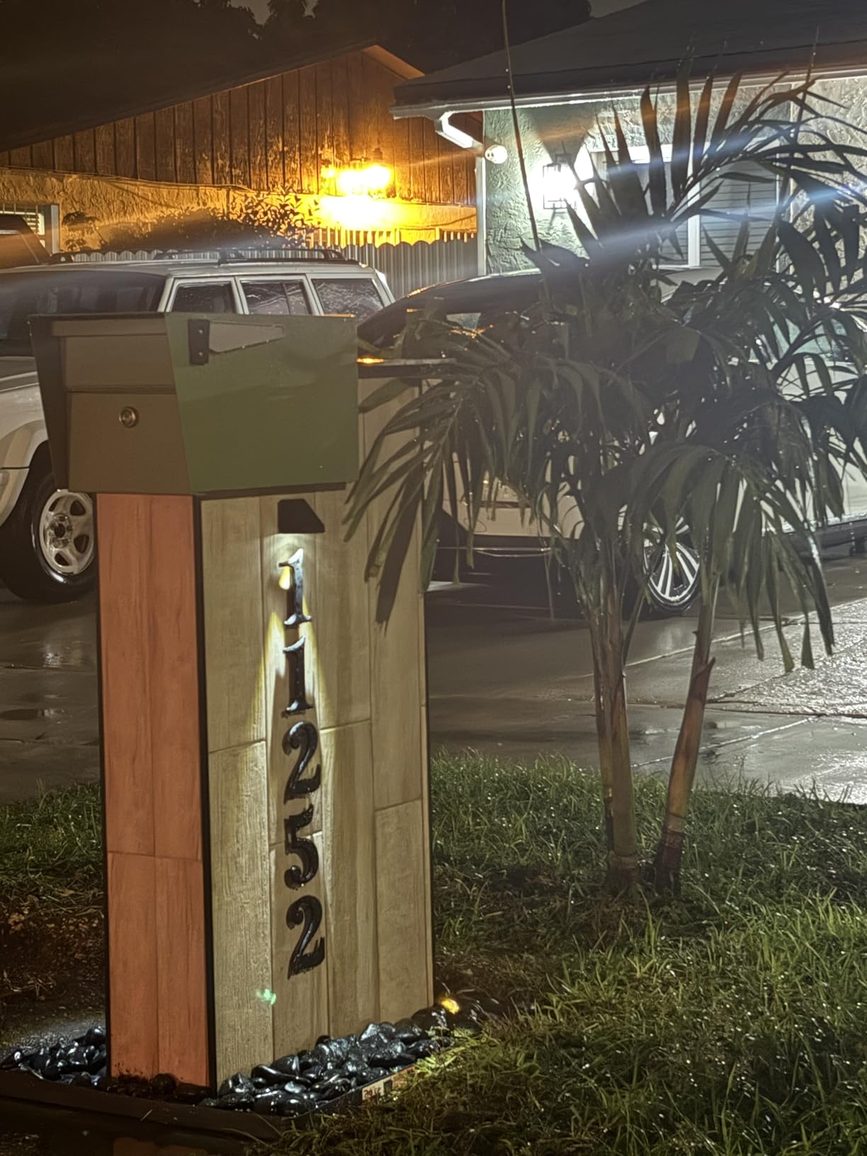 Mail Boss Mail Manager Modern Locking Post Mount Mailbox, USPS Approved | Patented anti-pry lock, accepts small packages, compact galvanized steel curbside design, weather and vandal-resistant. customer photo 1