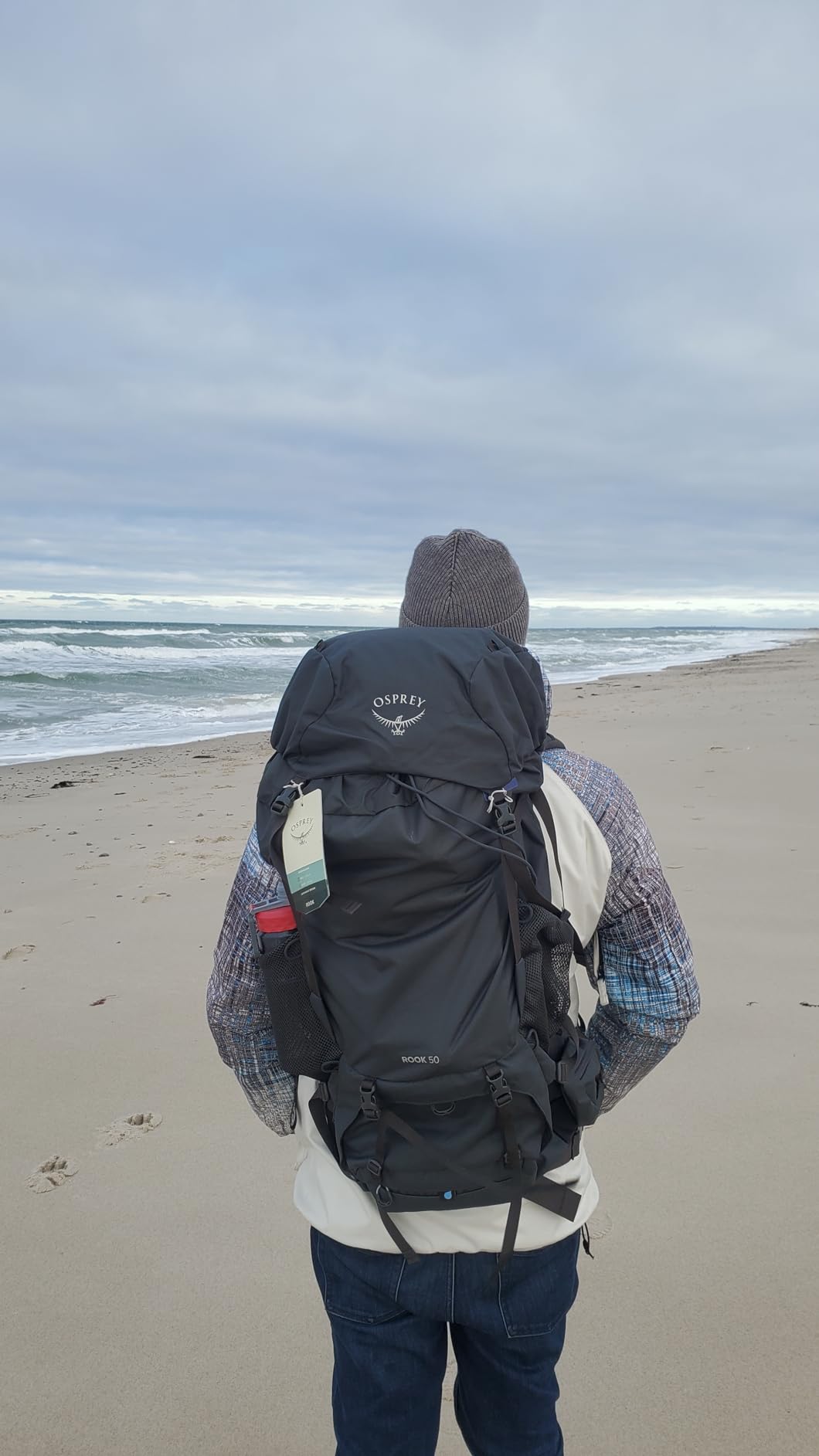 Osprey Rook 65L Men's Backpacking Backpack, Gray OS | hiking pack, camping gear, overnight trail pack, Gray color, OS size customer photo 1