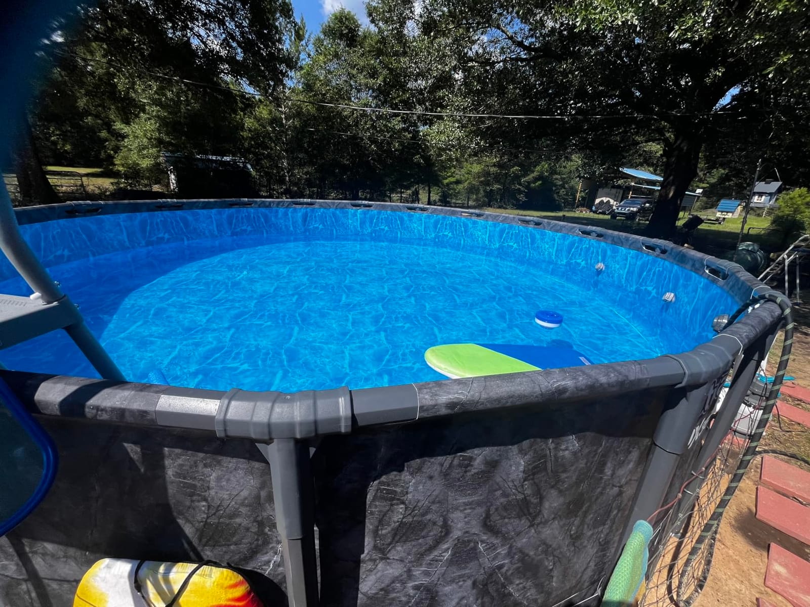 In The Swim 18' Standard Blue Round Solar Pool Cover 8 Mil | For Solar Heating Above Ground Pools and Inground Pools customer photo 1