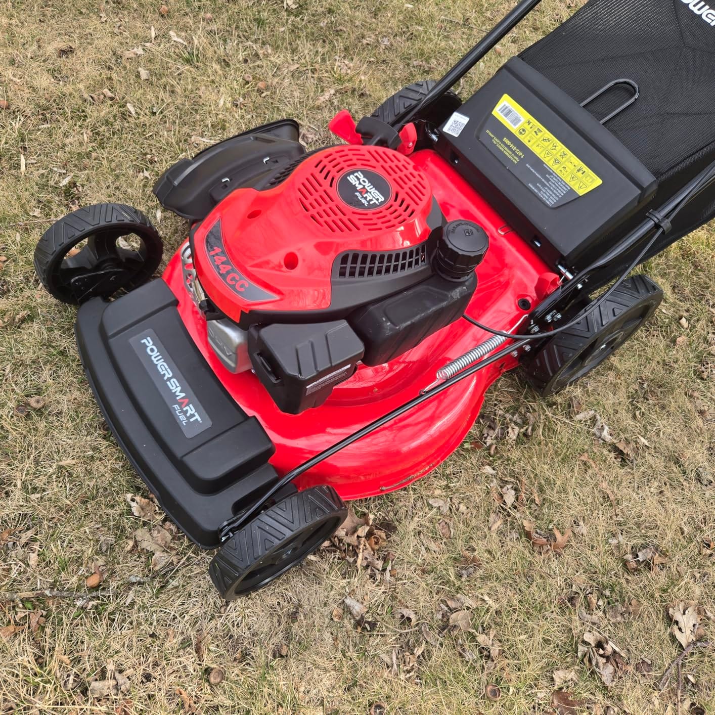 PowerSmart EasyGlide 21-Inch Gas Lawn Mower, 144cc 4-Stroke OHV Engine, Push Walk-Behind, 3-in-1 Mulch/Bag/Side Discharge, Steel Deck, 6 Height Adjustment customer photo 2