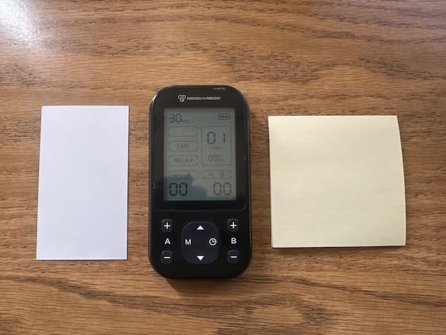 NEOCARBON TENS Unit Muscle Stimulator Pro for Back Pain Relief, Red | Versatile Pain Relief, All-in-One Kit, Portable & Convenient, Pulse Massager Pain Relief Kit, Fast & Efficient Charging customer photo 1