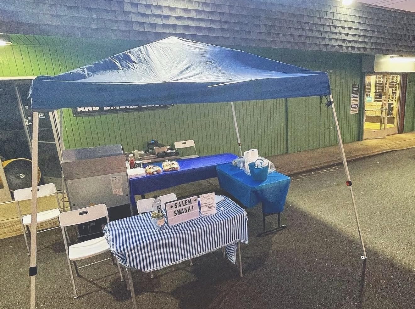 10x10FT Slant Leg Pop Up Canopy Tent, Portable Outdoor Shelter | 10x10FT Base 8x8FT Top, Adjustable Heights, Instant Shelter with Carrying Bag for Patio Deck Garden and Beach customer photo 2