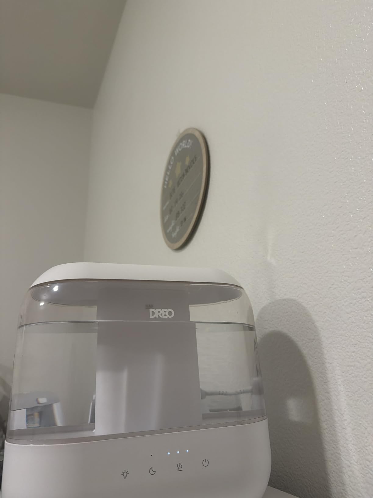 DREO 4L Humidifiers for Bedroom, 36H Runtime, 28 dB Quiet, HM311, Easy to Refill & Clean, BPA-Free, Nightlight, Supersized Air Humidifiers for Large Room, Baby Nurseries, Plants, Indoor customer photo 1