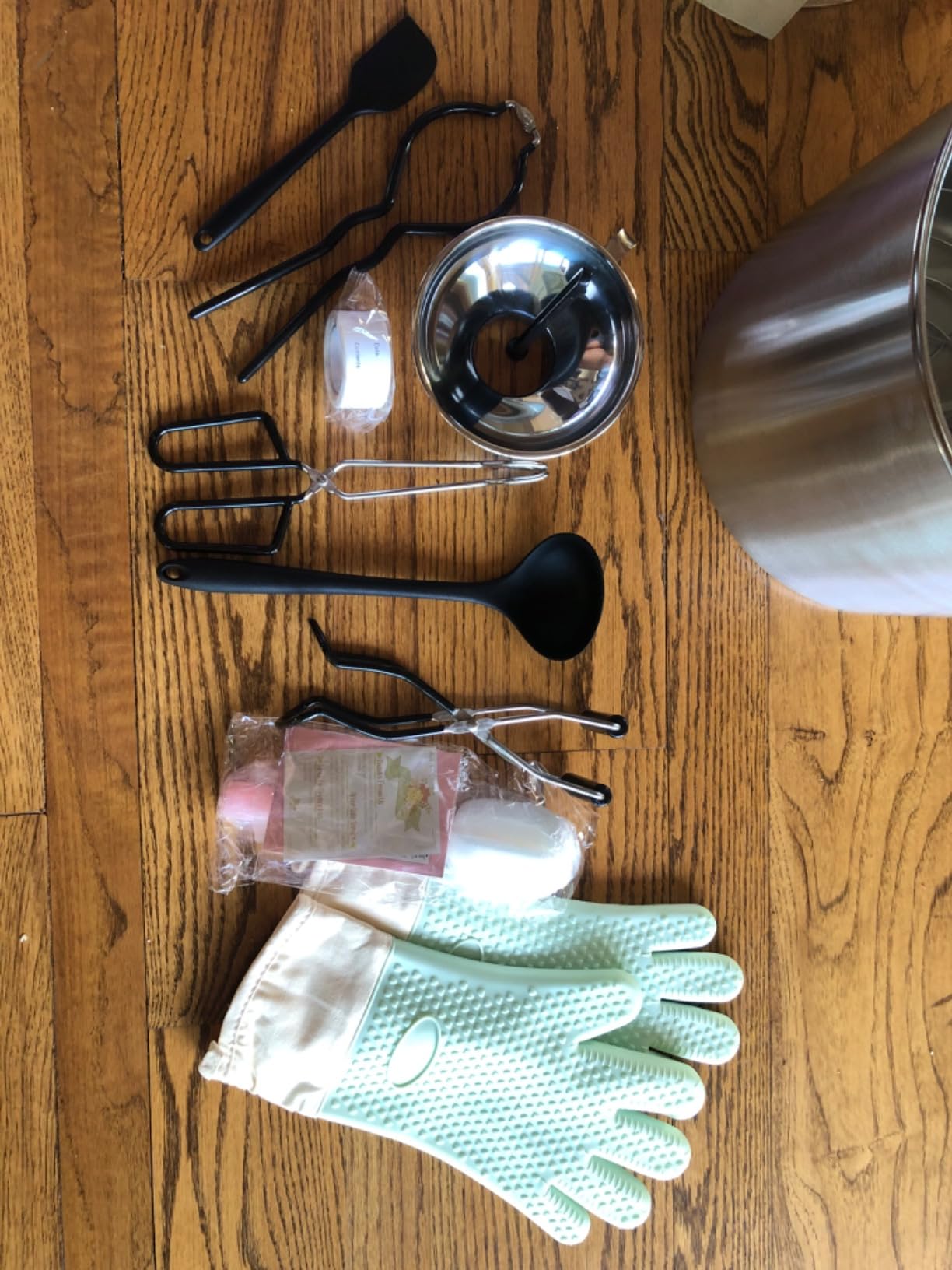 Canning Pot - Canning Supplies Starter Kit, Canning Tool Kits Set for Beginners, Stainless Steel Water Bath Canner Kit with rack for canning customer photo 2