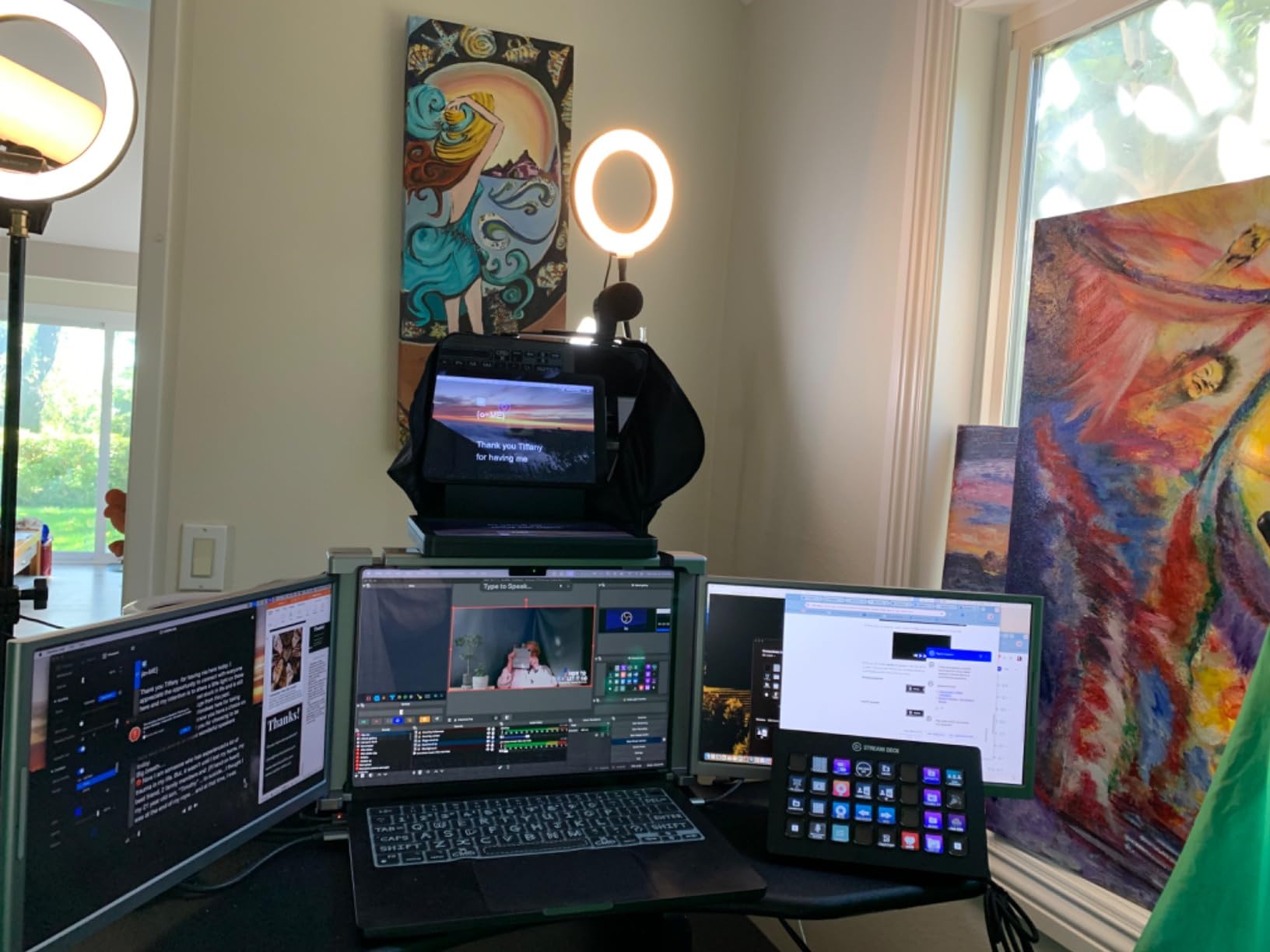 Elgato Prompter, Teleprompter with Built-in Screen, 1080p Full HD Effective Video Resolution customer photo 2