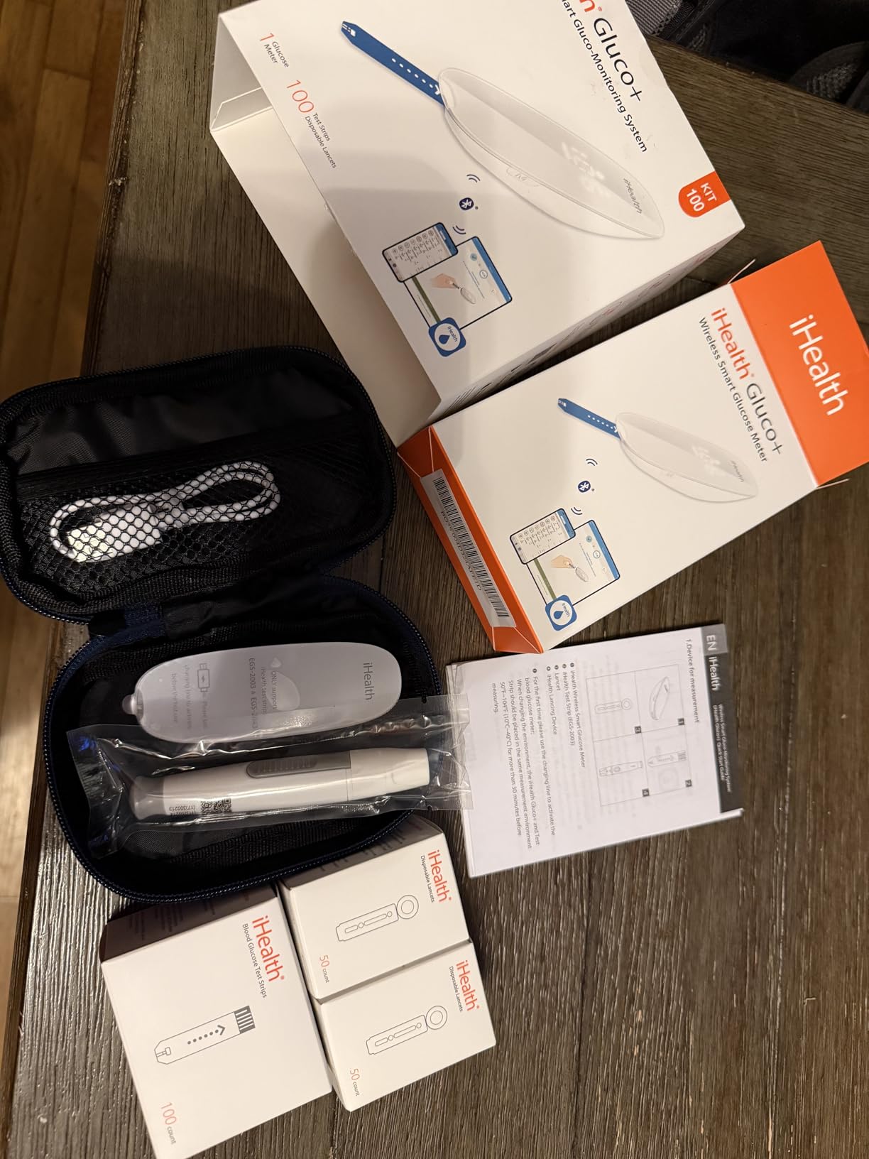 iHealth Gluco+ Wireless Smart Glucose Monitor Kit, 100 Strips & 100 Lancets | Free Smart App, Unlimited Data Storage, High Accuracy, Home Blood Sugar Tracking, Daily Diabetes Management customer photo 1