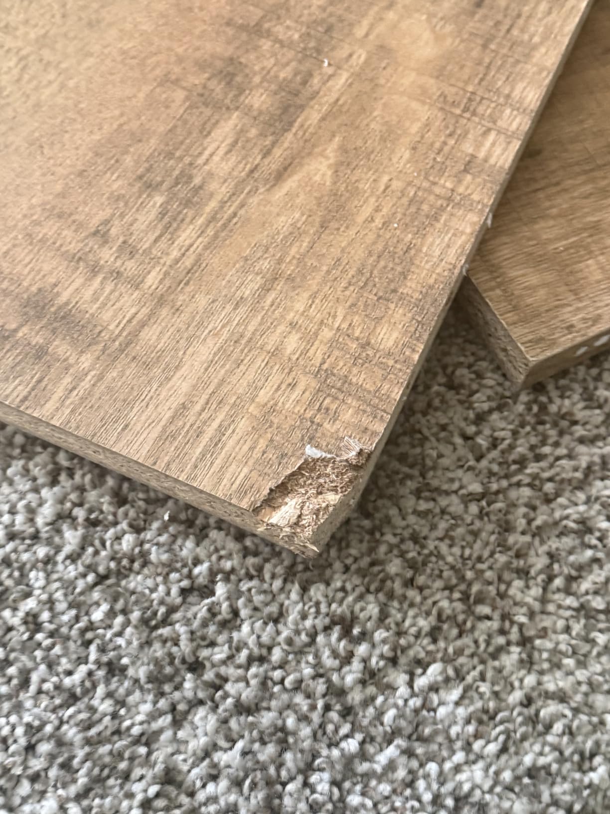 Coaster Home Furnishings Zetta Square Coffee Table, Mango Wood, 35-Inch Top | Rustic Wood-Look Laminate, Modern Living Room Centerpiece Furniture customer photo 2