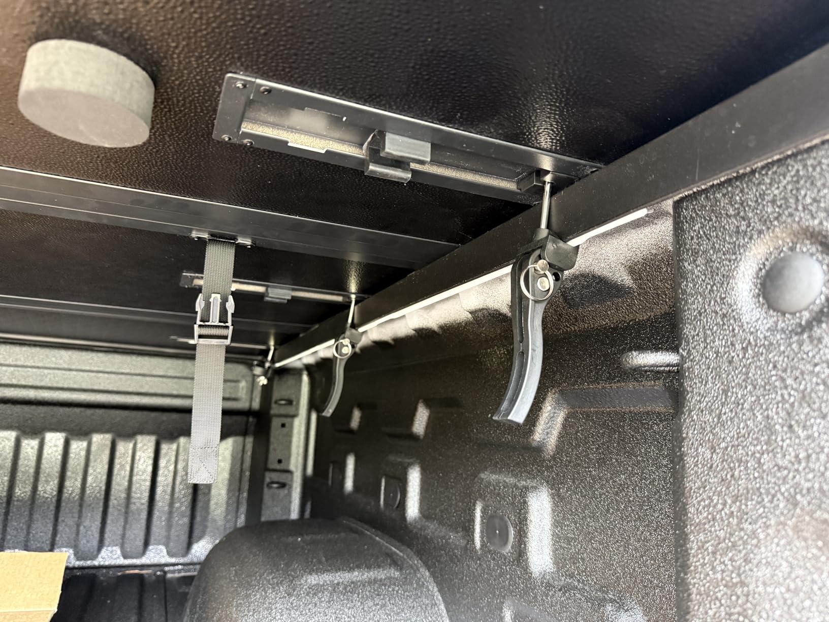 Hard Folding Truck Bed Tonneau Cover Compatible with Chevy Silverado & GMC Sierra 1500(2007-2026) 2500 3500 HD(2007-2019) 6.6 ft Standard Box(NO CarbonPro Bed), Tri Fold Style customer photo 2