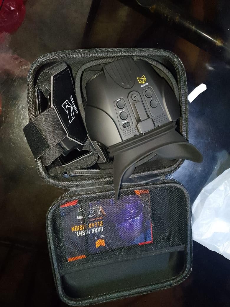 Night Vision Goggles - Nightfox Swift 2 NVG Goggles, Head or Helmet Mounted, Wide FOV, 1x Magnification, Infrared Night Vision Binoculars Stealth 940nm IR, Tactical Digital NODs for Airsoft | Wide FOV, 1x Magnification, Infrared Night Vision Binoculars, Stealth 940nm IR, Tactical Digital NODs for Airsoft customer photo 2