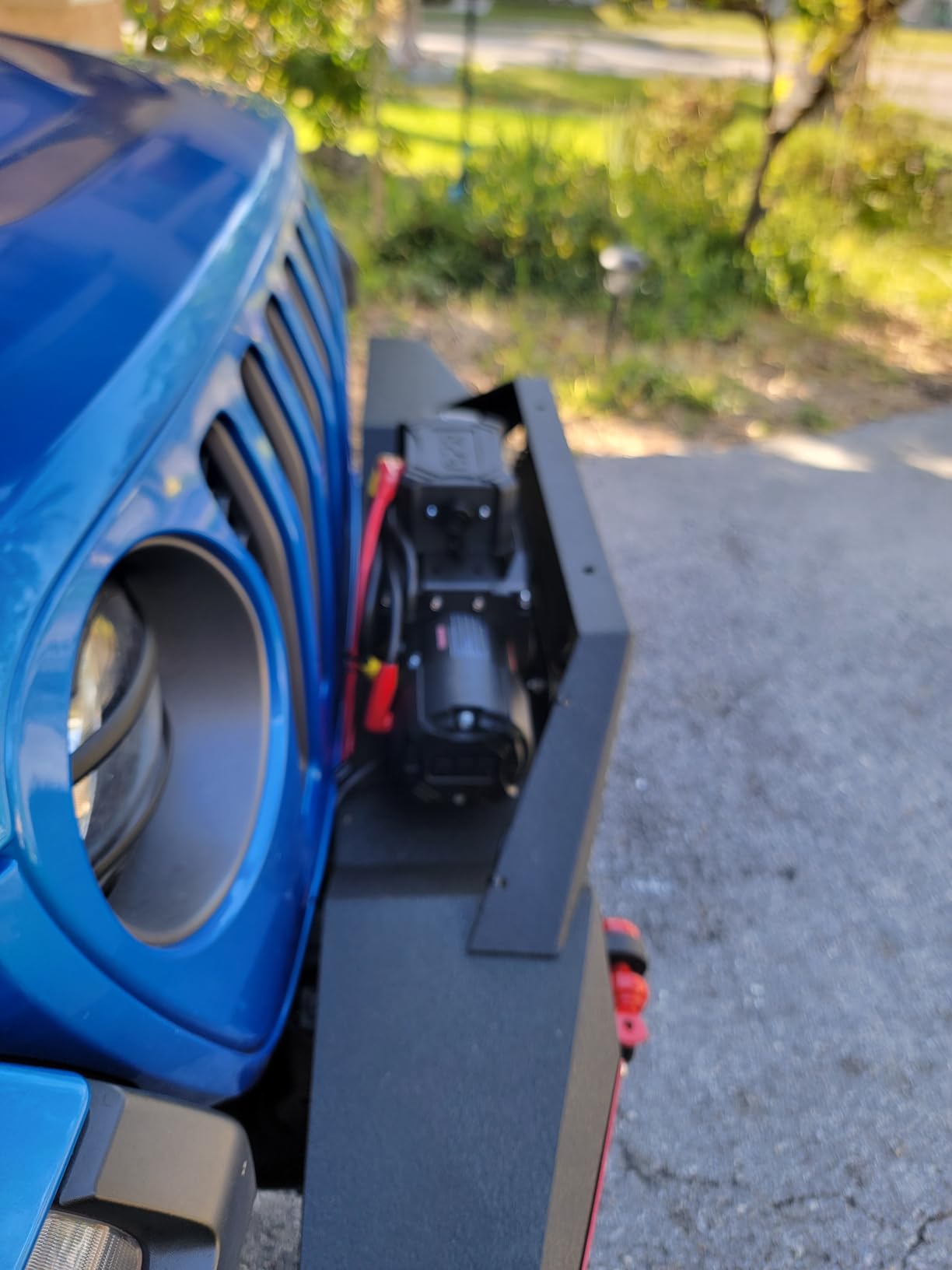 OPENROAD 13500 lb Recovery Winch with Synthetic Rope and 2 Wireless Remotes - IP68 Waterproof 12V Electric Winch for Jeep, SUV, Truck & Trailer - Panther Series 3S customer photo 1
