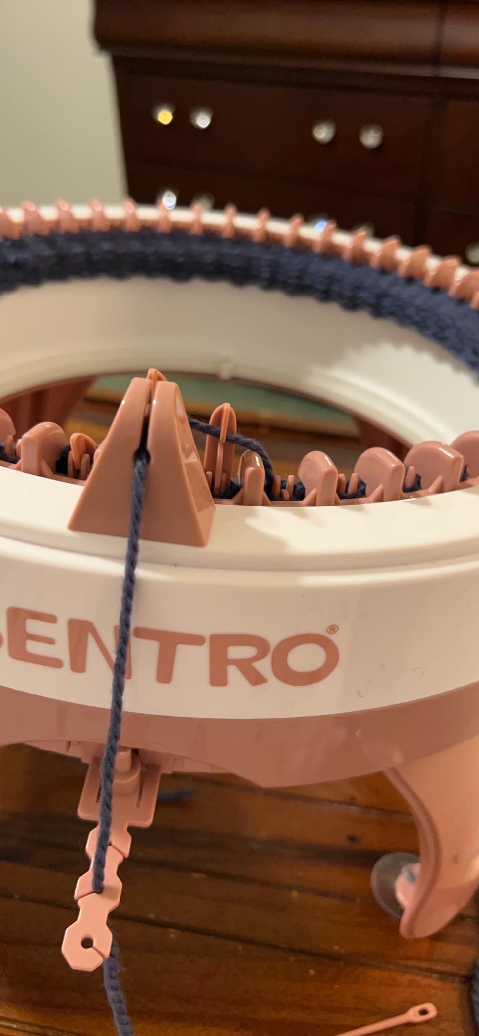 Sentro 48 Needle Knitting Machine with Row Counter, Dual Mode Knitting Loom | Smart Row Counter, Tube & Panel Dual Modes, 4 Yarn Tensions, for Hats, Socks, Scarves, Gloves, Beginners & Adults customer photo 1