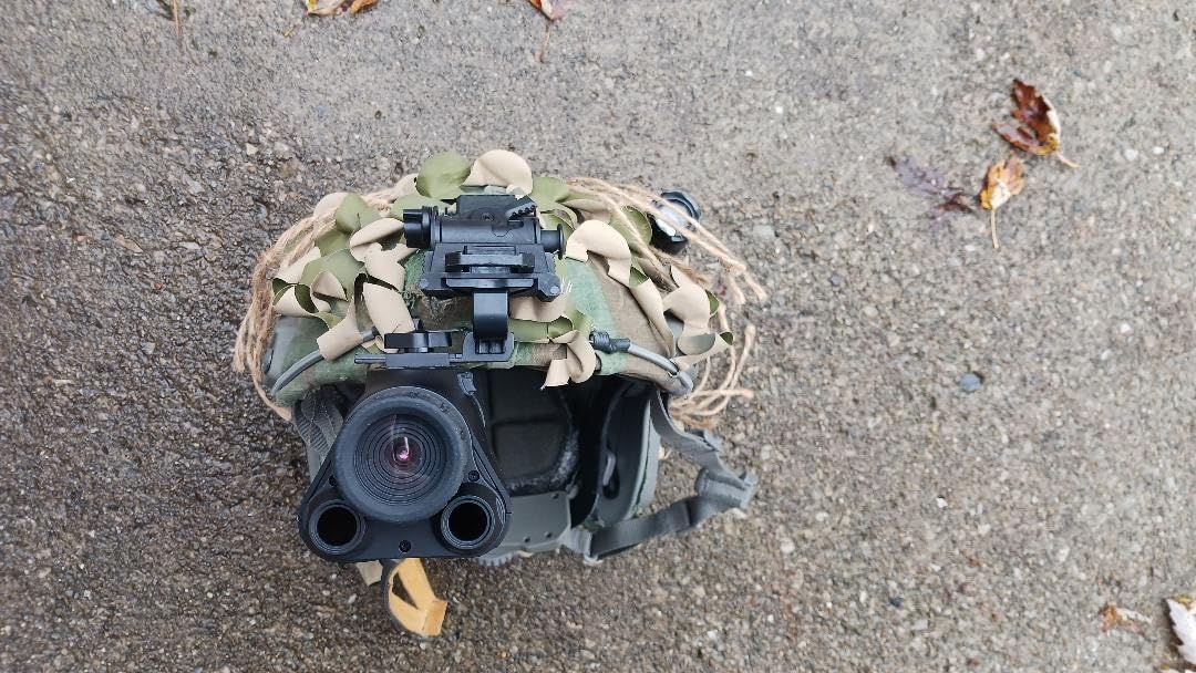 Night Vision Monocular, Nightfox Prowl Night Vision Goggles, Helmet Mounted | 1x Magnification NVG, 1080p Video Recording, Head Mount, Stealth Infrared 940nm IR, Digital NODs for Airsoft, Night Walking customer photo 1