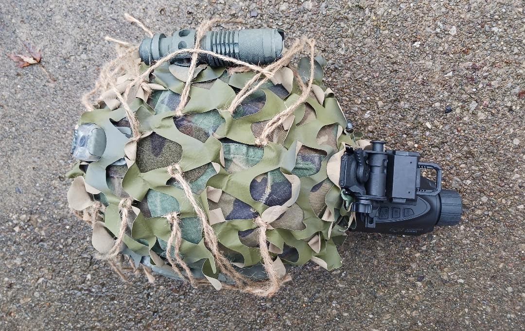 Night Vision Monocular, Nightfox Prowl Night Vision Goggles, Helmet Mounted | 1x Magnification NVG, 1080p Video Recording, Head Mount, Stealth Infrared 940nm IR, Digital NODs for Airsoft, Night Walking customer photo 2