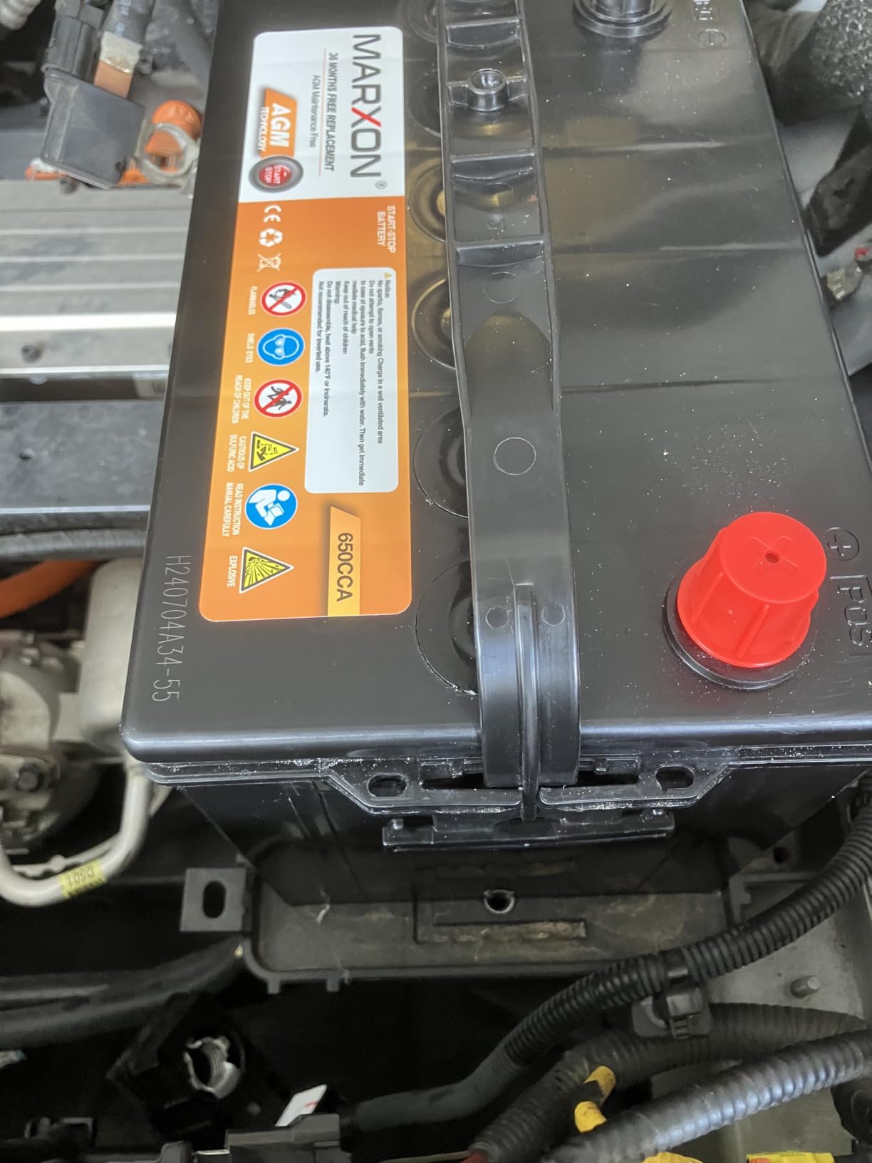 UPLUS BCI Group 49 Car Battery, AGM-L95-UP 12V 95Ah 900CCA 160RC AGM H8 Maintenance Free Premium Start and Stop customer photo 1