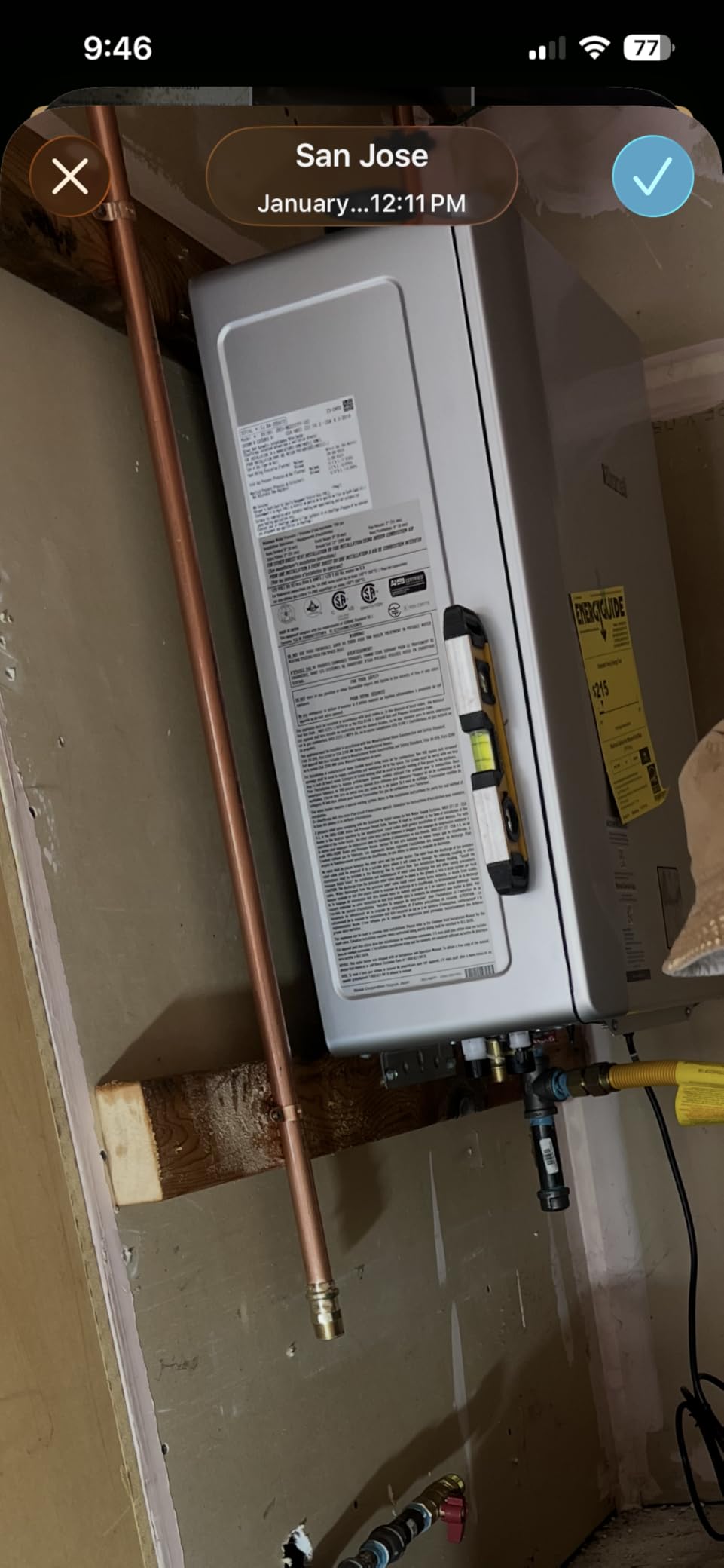 Rinnai RX199iN Condensing Smart Sense Tankless Water Heater | 11.1 GPM, 199k BTU, Smart Sense Supports Natural Gas or Propane, and Indoor/Outdoor, Endless Hot Water, Save Space customer photo 2