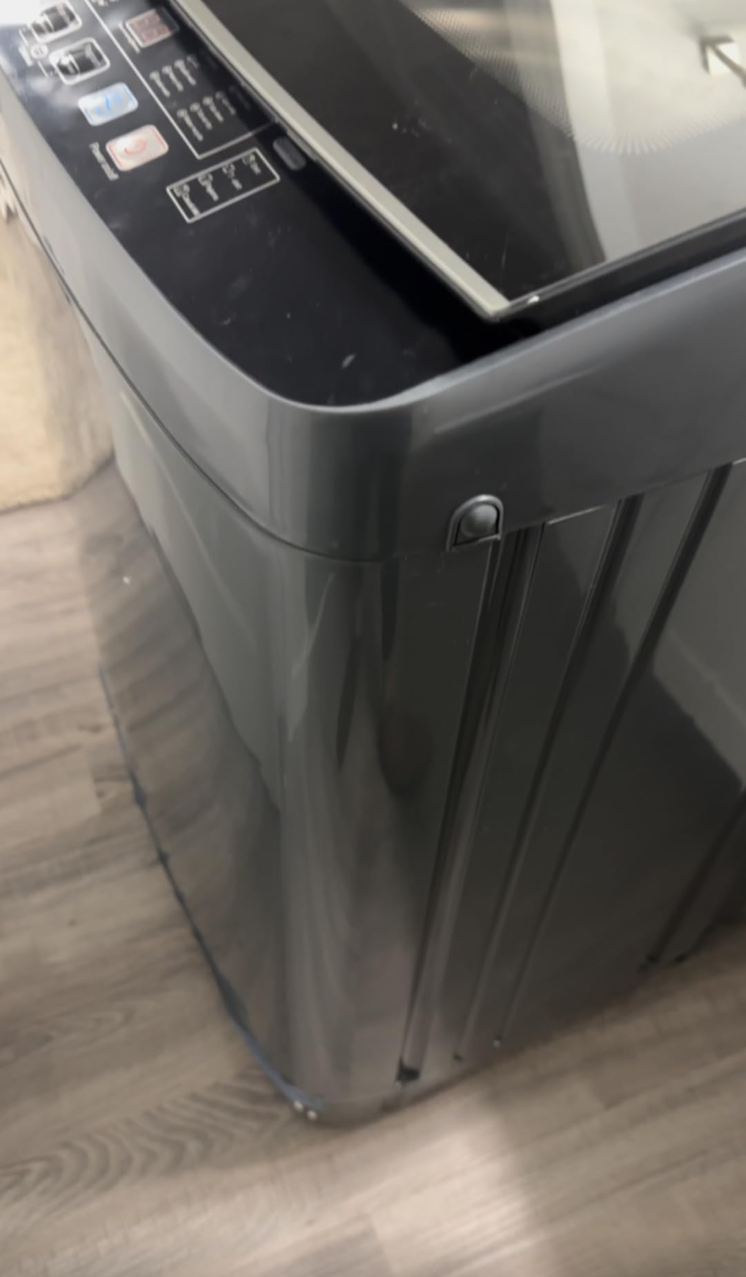 Washing Machine 15.6 lbs Automatic Laundry Machine 10 Programs, LED Display, 8 Water Levels Top Load Washer, High-efficiency Portable Compact Washer for Bath, Apartment, RV, Dorm customer photo 2