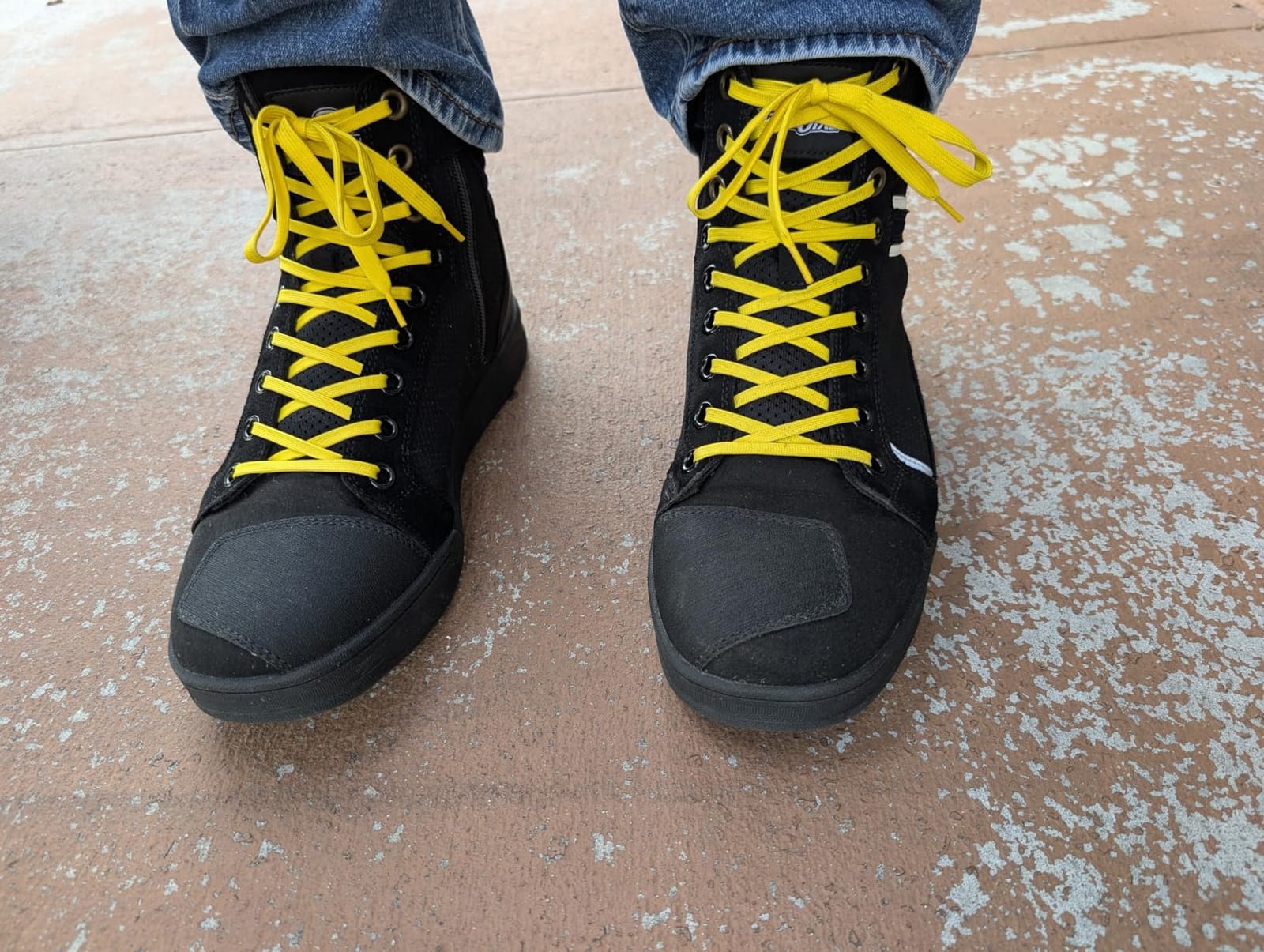 BORLENI Men's Motorcycle Riding Boots Road Street Cruiser Commuter Shoes customer photo 2