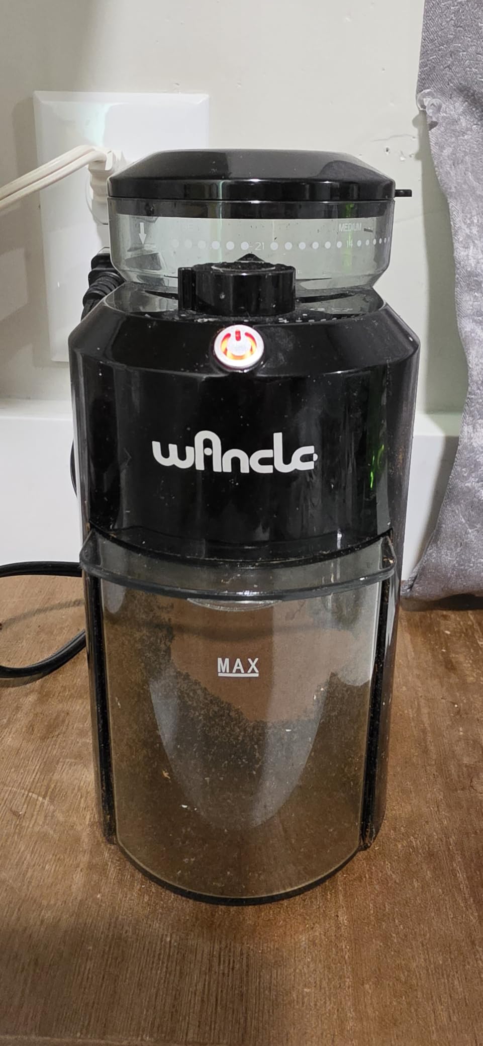 Wancle Electric Burr Coffee Grinder - Adjustable with 28 Precise Grind Settings for 12 Cups customer photo 2