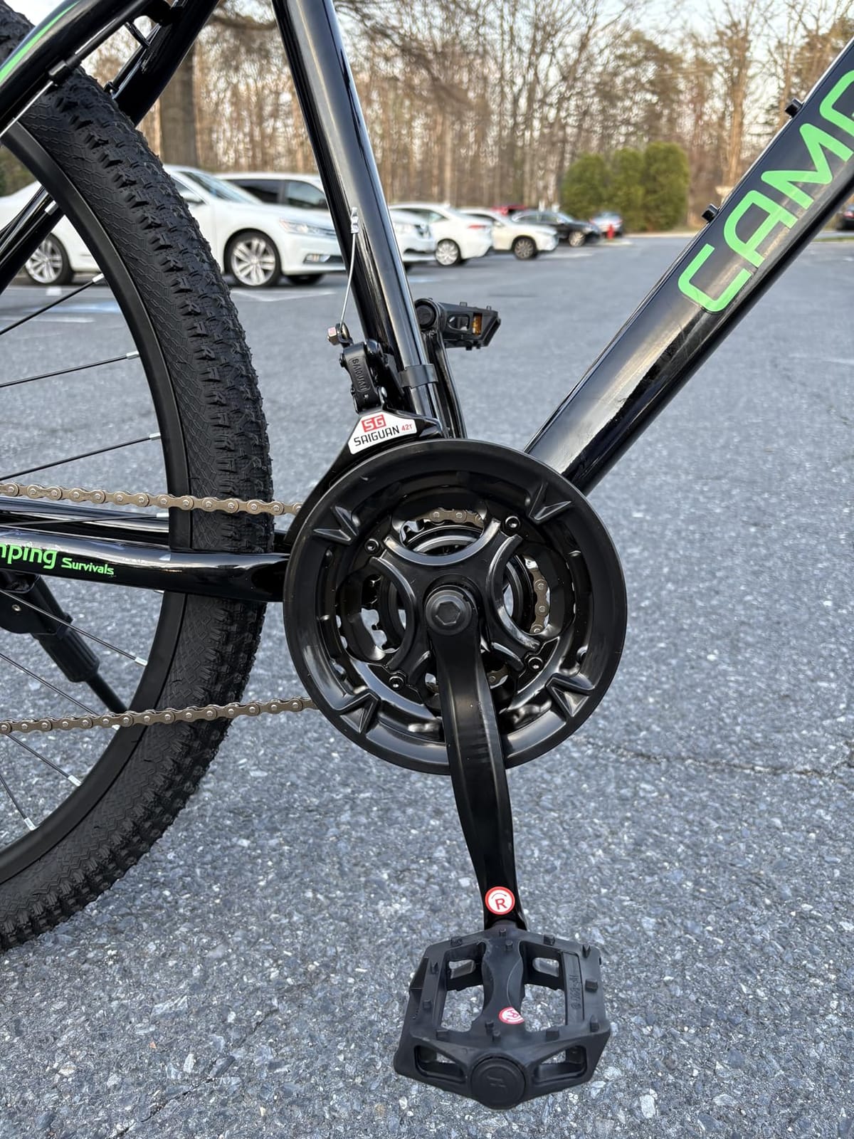 Ktaxon Mountain Bike 24/26/27.5 Inch Men & Women Mountain Bike with 21-Speed Adult Bikes, Double Disc Brake, Suspension Fork and High Carbon Steel Frame customer photo 1