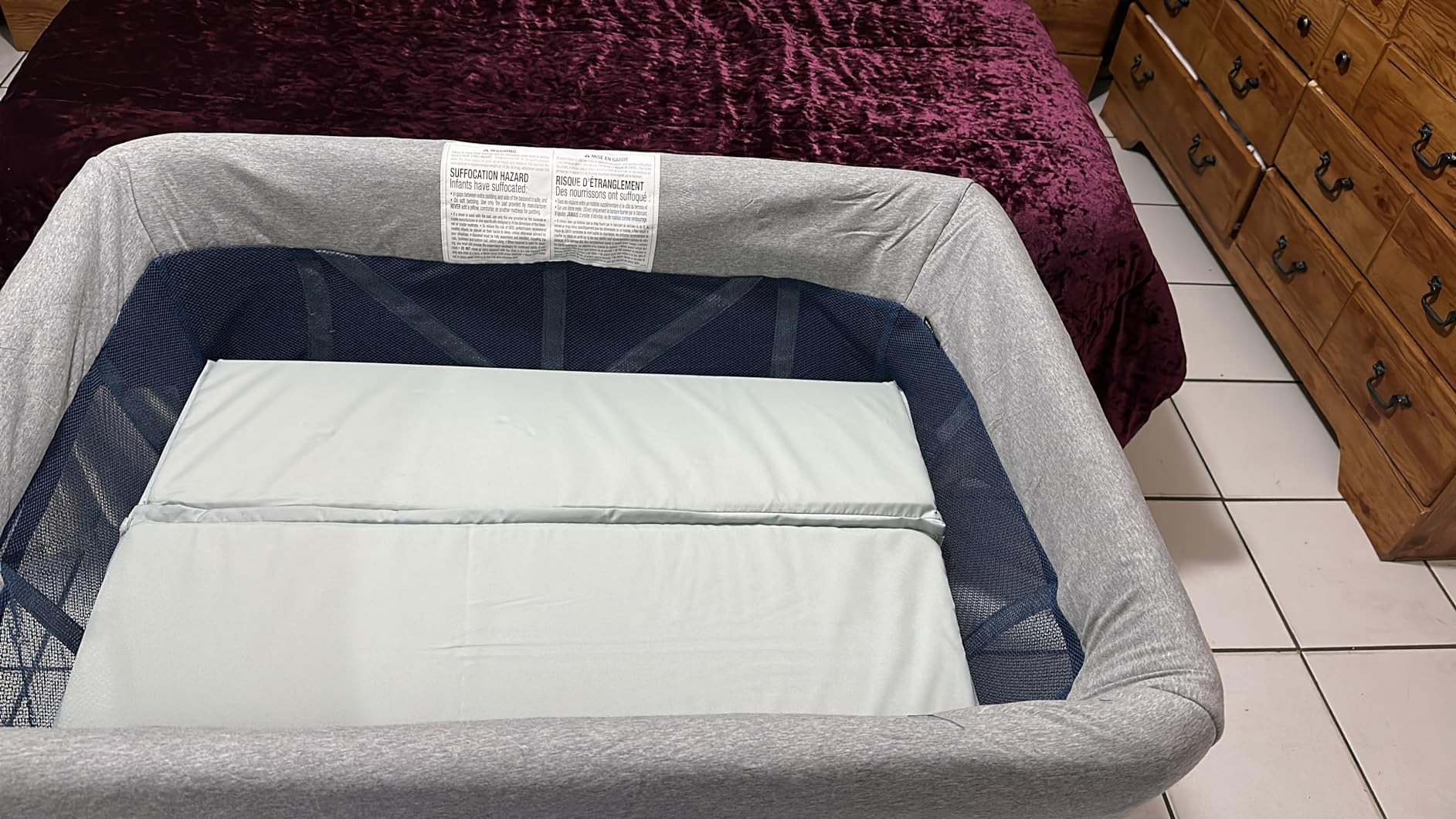 Maxi-Cosi Swift Baby Playard with Mat, Baby Playpen, Play Yard with Bassinet, Portable Playpen for Babies and Toddlers, Classic Oat customer photo 1