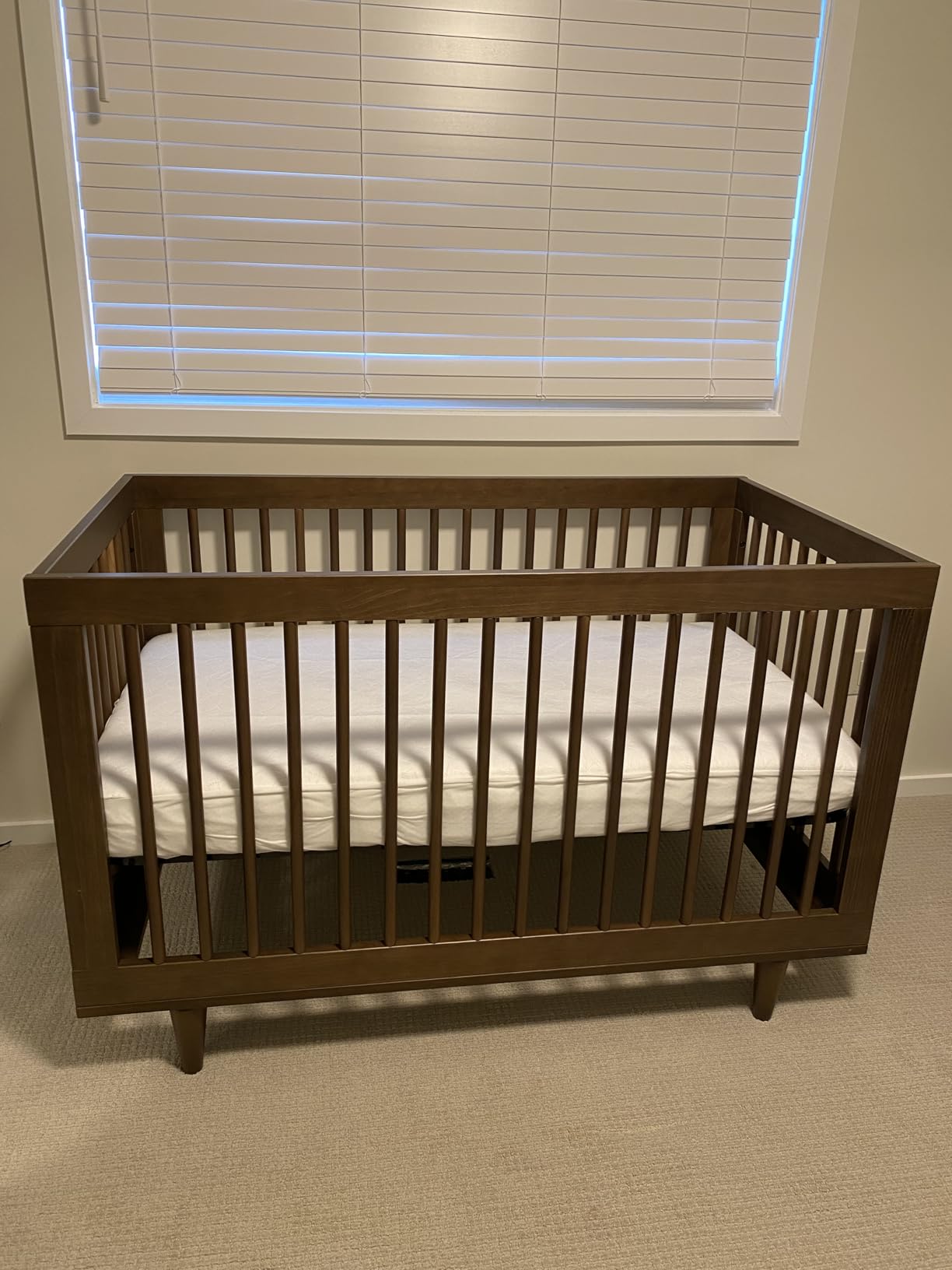 Davinci Marley 3-in-1 Convertible Baby Crib, Walnut | GREENGUARD Gold Certified, FSC Certified, Converts to Toddler Bed & Daybed, 4 Adjustable Mattress Heights - Easy Assembly customer photo 1