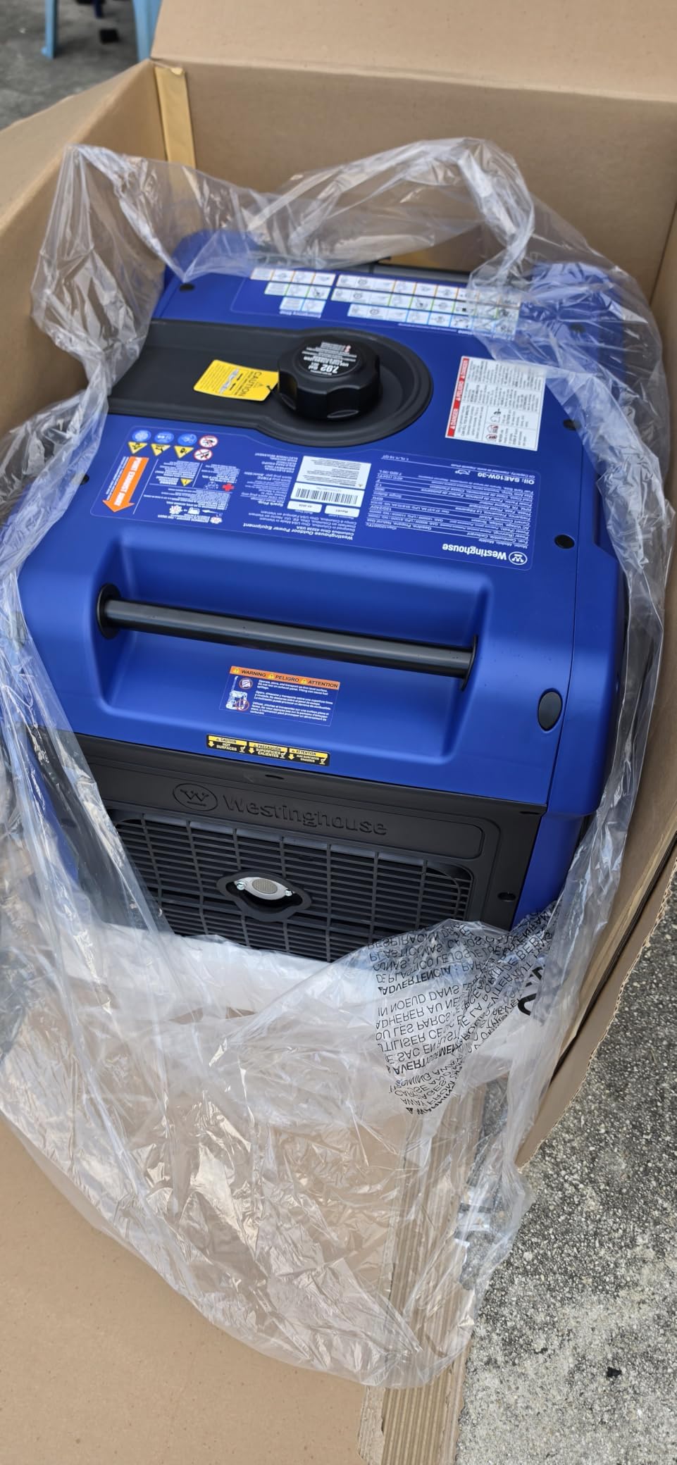 Westinghouse 12000 Peak Watt Dual Fuel Portable Inverter Generator, Remote Electric Start, Transfer Switch Ready, Gas and Propane Powered, Low THD - Safe for Electronics, Parallel Capable, CO Sensor customer photo 2