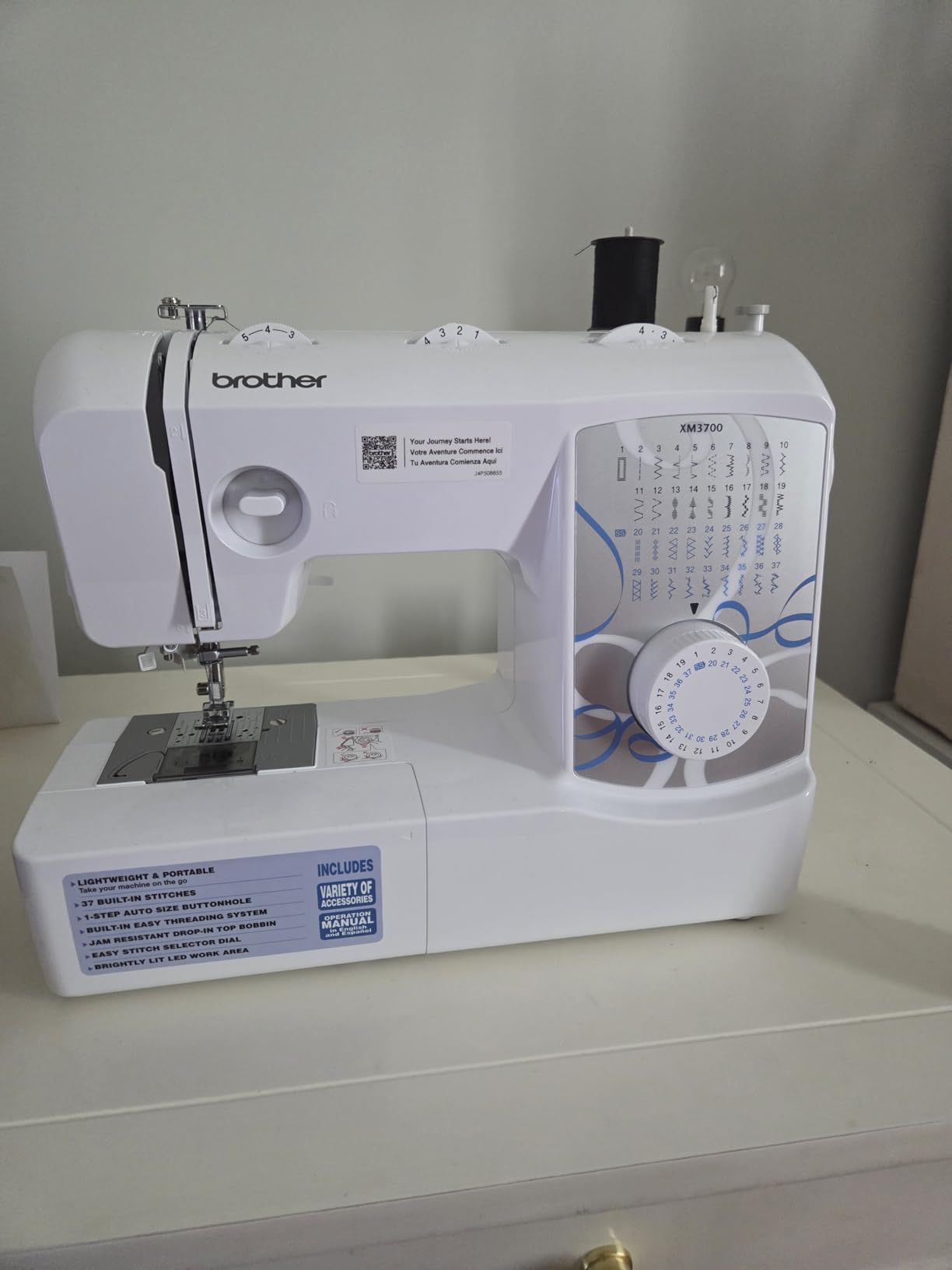 Brother XM3700 Sewing Machine 37 Built-in Stitches customer photo 1