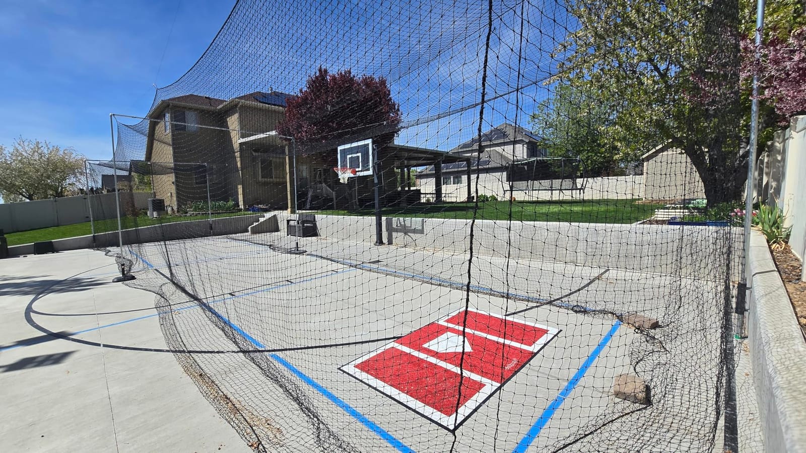 VEVOR Batting Netting,Training Net for Softball Baseball Batting Hitting customer photo 2
