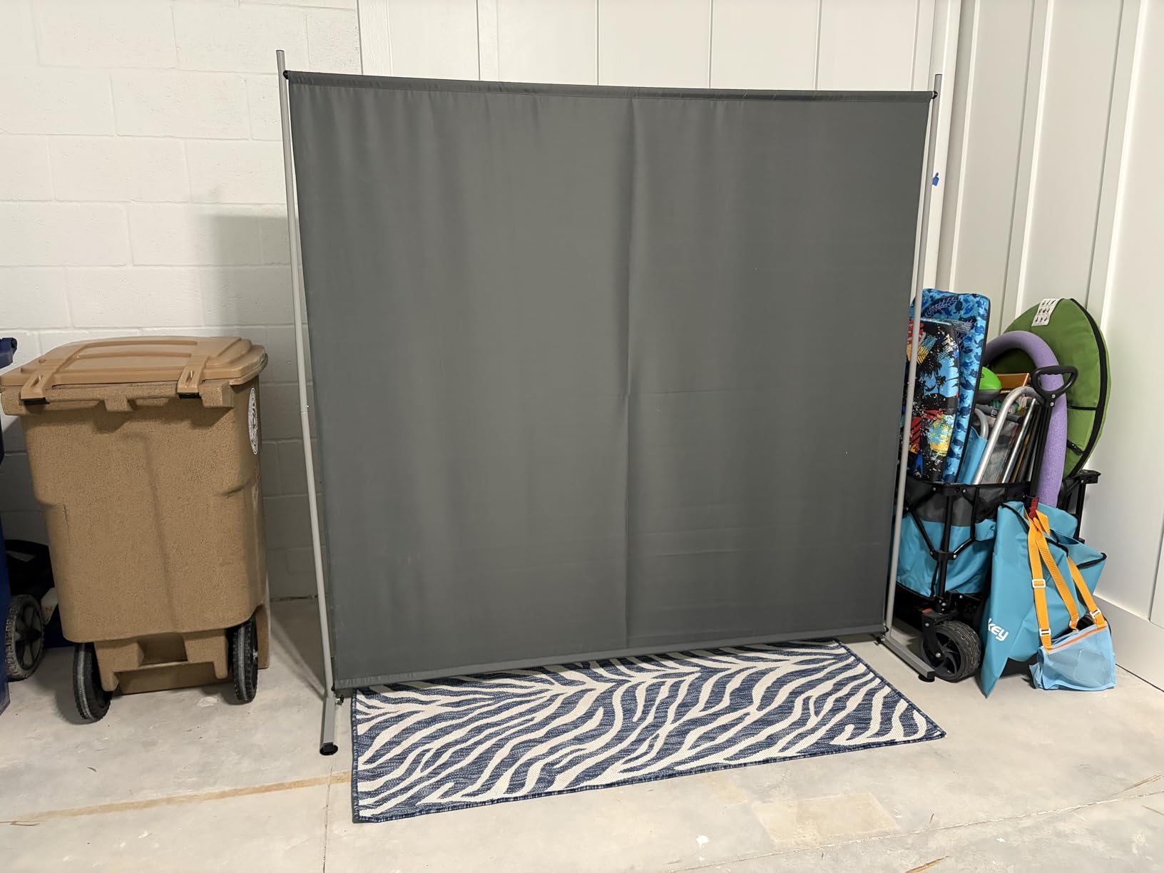 Rantila Indoor Room Divider, Portable Office Divider, Room Divider Wall Screen 2 Large Panel, Folding Partition Privacy Screen Walls Dividers for Room Separator 142