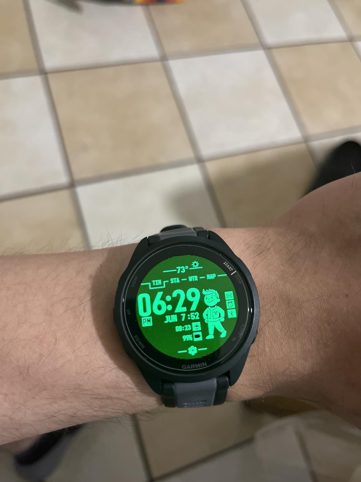 Garmin Forerunner 165, Running Smartwatch, 43mm, Black | Essential Training & Recovery Features, Built-In GPS for Distance, Pace & Speed, Garmin Coach, Daily Suggested Workouts customer photo 1