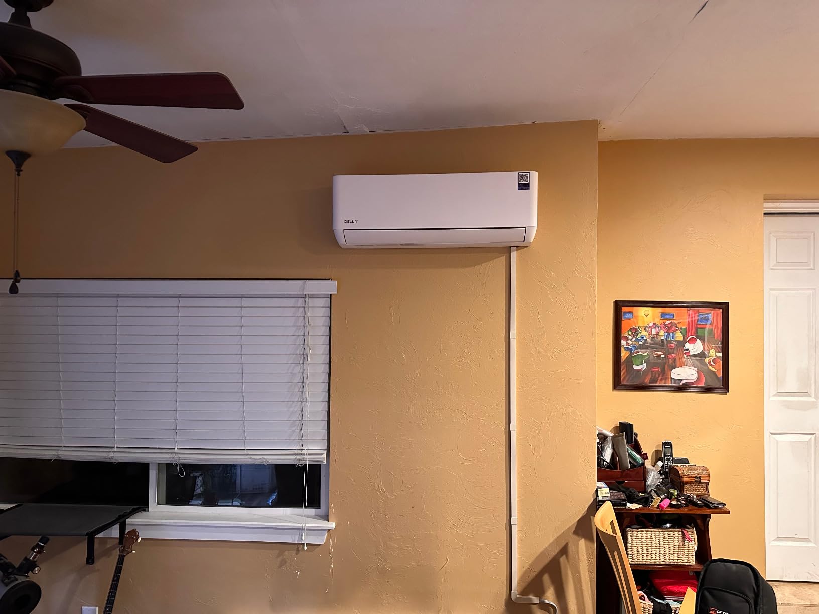 Hyper Heat Lower as -13℉ 12,000 BTU WiFi Mini Split, Work with Alexa, Energy Star 115V 23 SEER2, Cools Up to 550 Sq. Ft, Inverter AC with 1 Ton Pre-Charged Heat Pump & 16.4ft Installation Kits customer photo 2