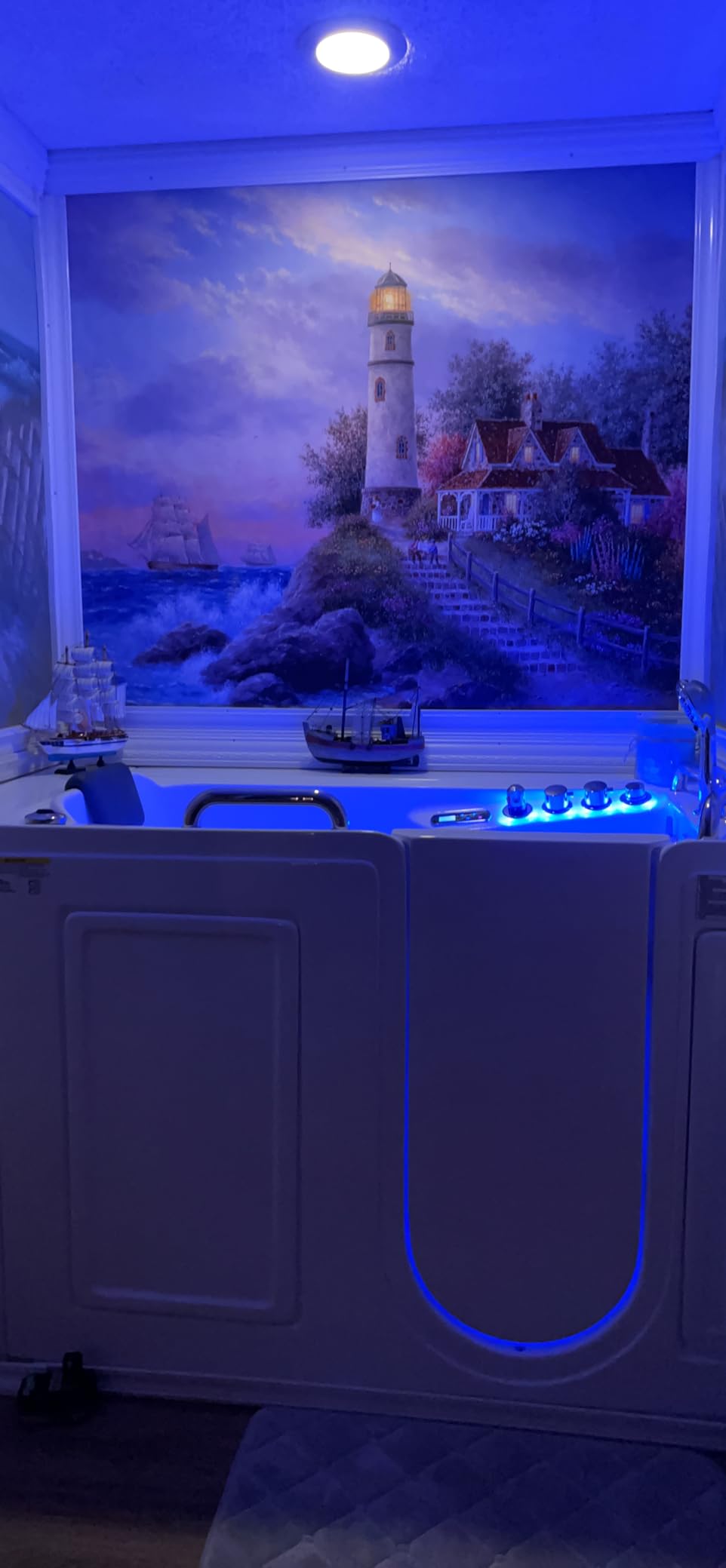 ANZZI Walk In Tub, 30 X 53 In, Left Drain, 9 Whirlpool & 26 Air Jets, The 60 In Handheld Sprayer And Built In Heater Maintain, Soothing Hydrotherapy 9 Hydro And 4 Targeted Back customer photo 1