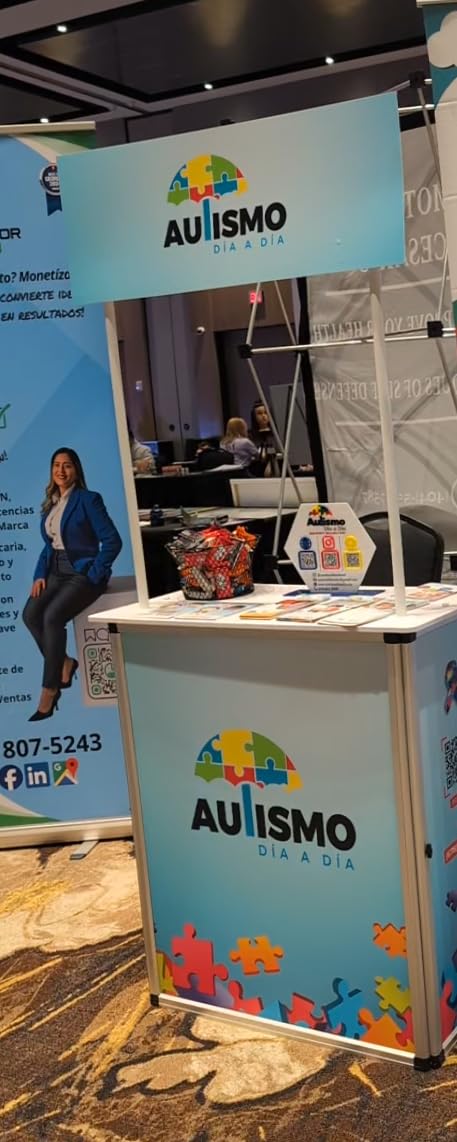 VEVOR Promotion Counter Table, Portable Tradeshow Podium Table, 30.91