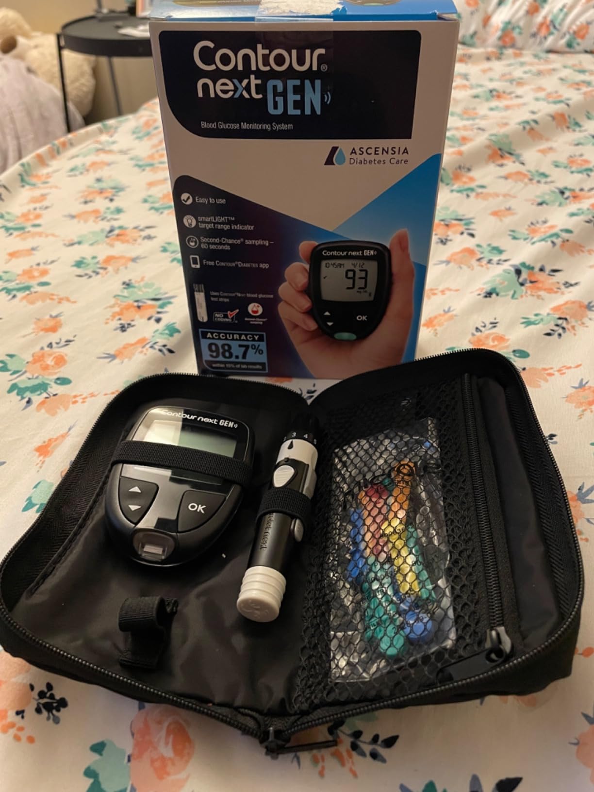 Ascensia CONTOUR NEXT GEN Blood Glucose Monitor All in One Kit + 20 Strips | Includes 20 Test Strips, Accurate Blood Sugar Monitor, Easy-to-Use Glucose Meter, Portable, Reliable Diabetes Testing Kit customer photo 1