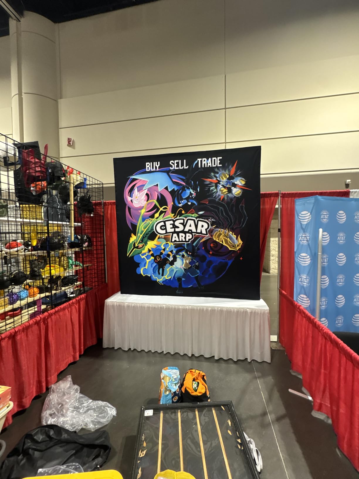 Customize Fabric Display Stand Trade Show Backdrop Aluminum Pop Up Display | 7.5×7.5 FT Banner Backdrop Step and Repeat Stand with Collapsible Frame and Banner Set customer photo 2