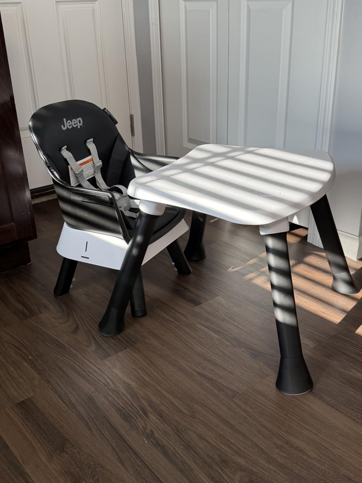 Jeep Milestone 6-in-1 High Chair by Delta Children - High Chair Converts to Stool, Booster Seat, Toddler Chair, Activity Table and Desk and Chair customer photo 2