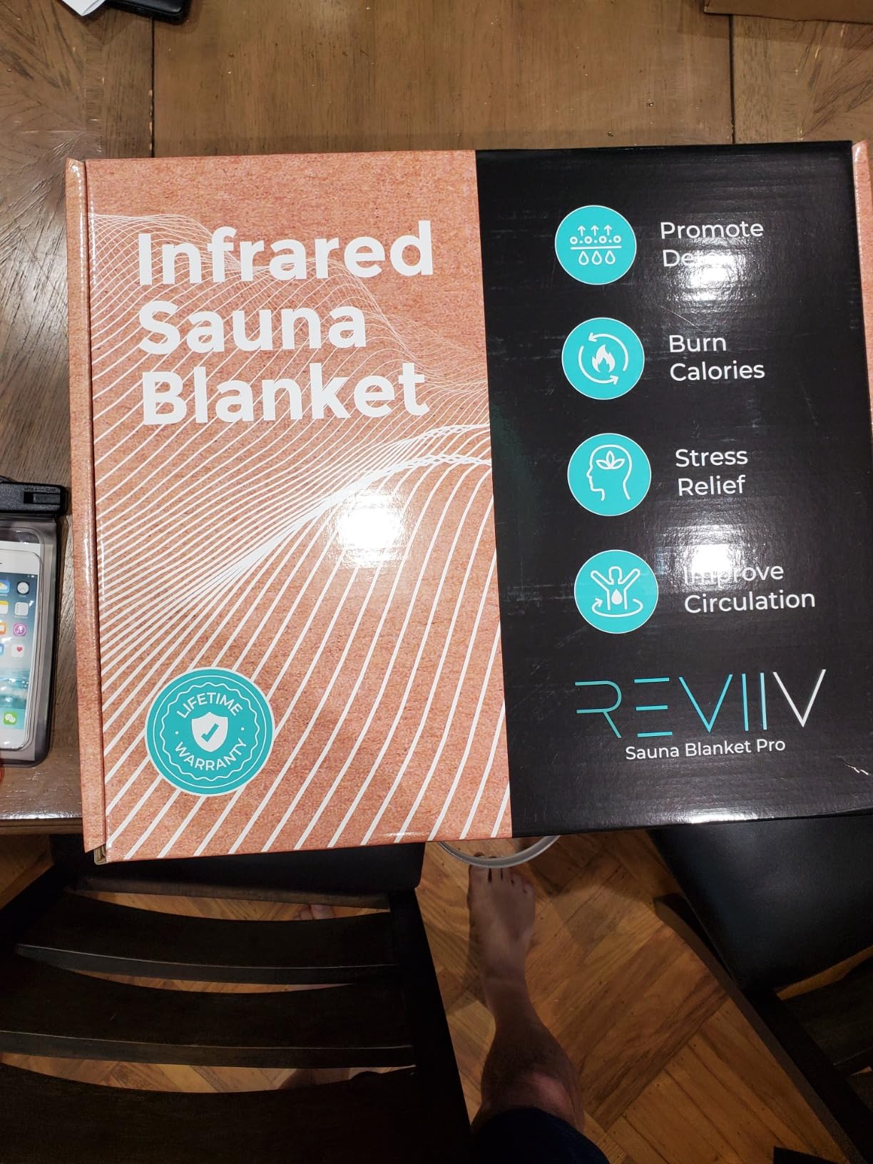 Portable Sauna Blanket with Arm Sleeves - v2.0 Improved Features customer photo 1